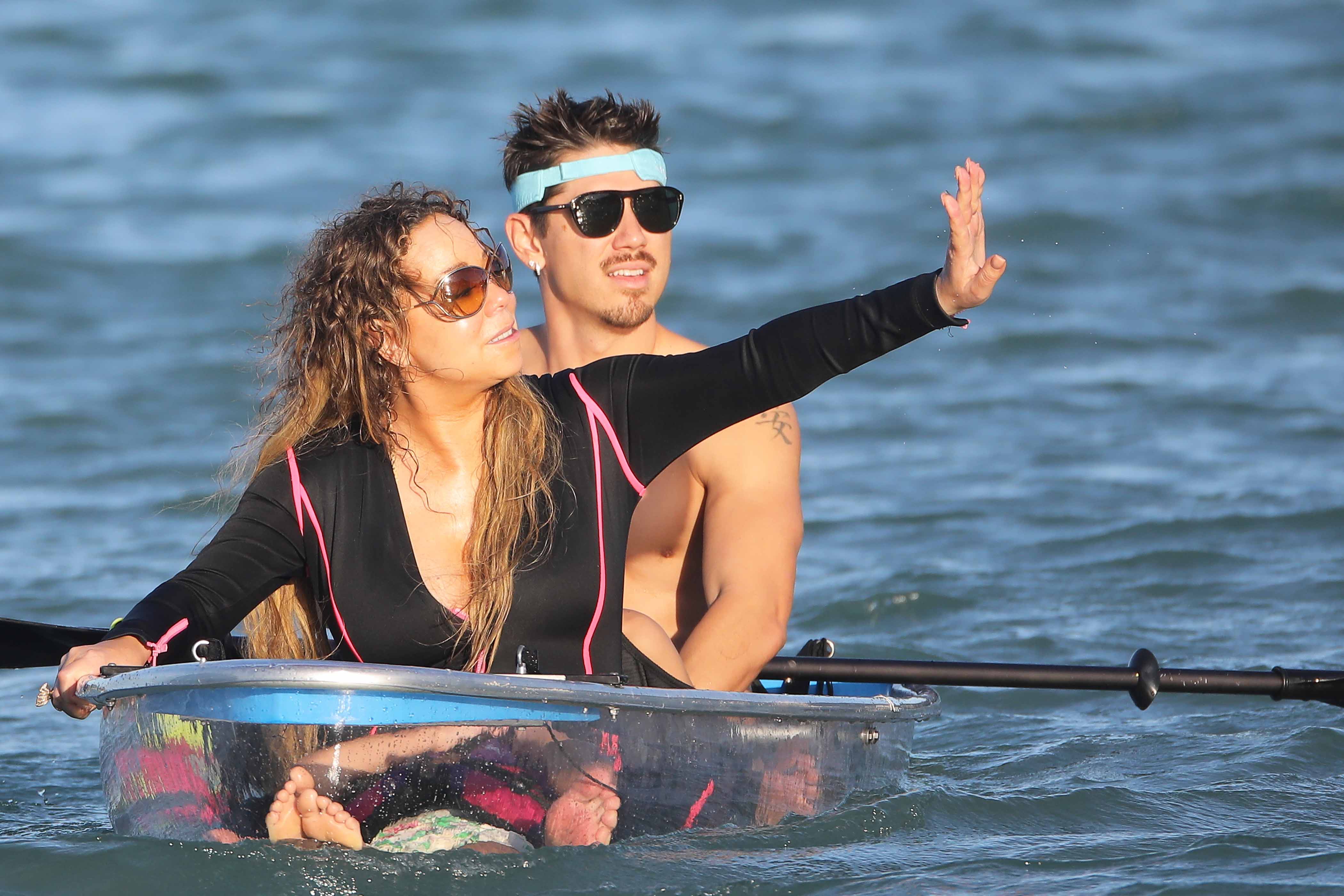 Mariah Carey and Kids Enjoy St. Barth's With Brian Tanaka