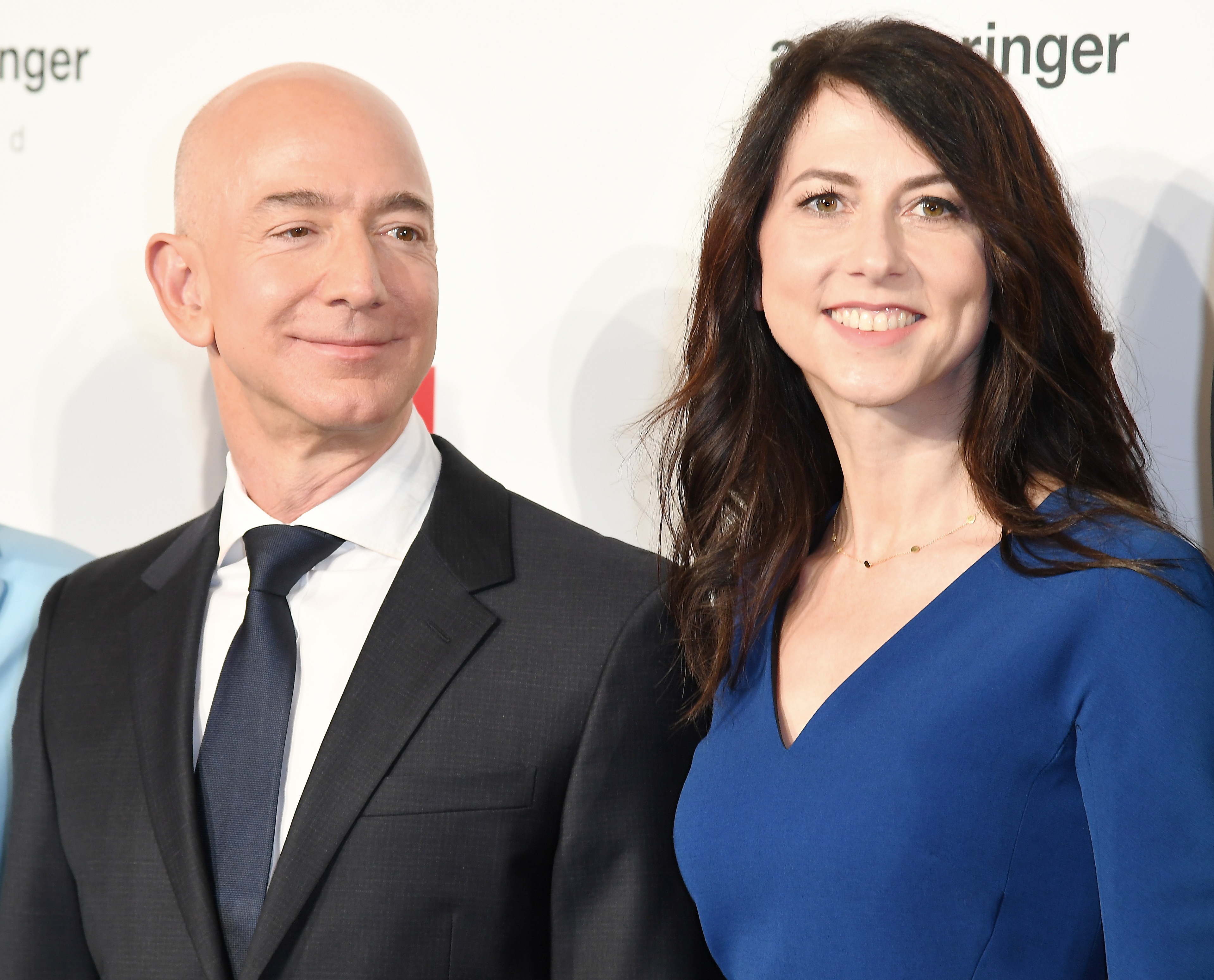 Jeff and Mackenzie Bezos