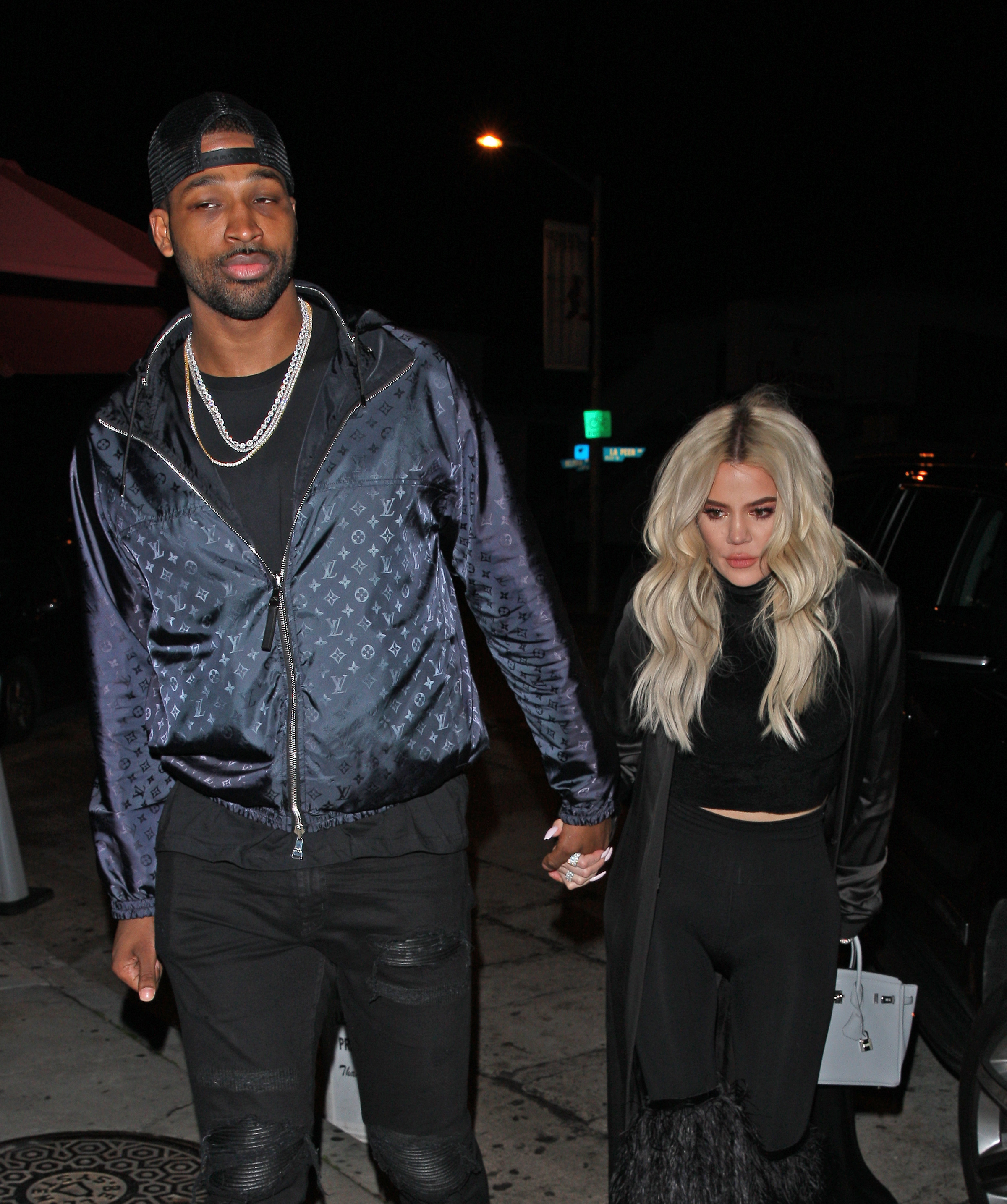Khloe Kardashian and Tristan Thompson dine at Craig's after game