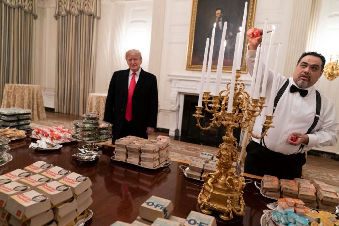 President Trump Hosts College Football Champion Clemson Tigers At White House