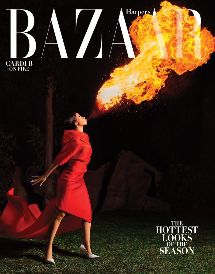Cardi B for Harper's BAZAAR
