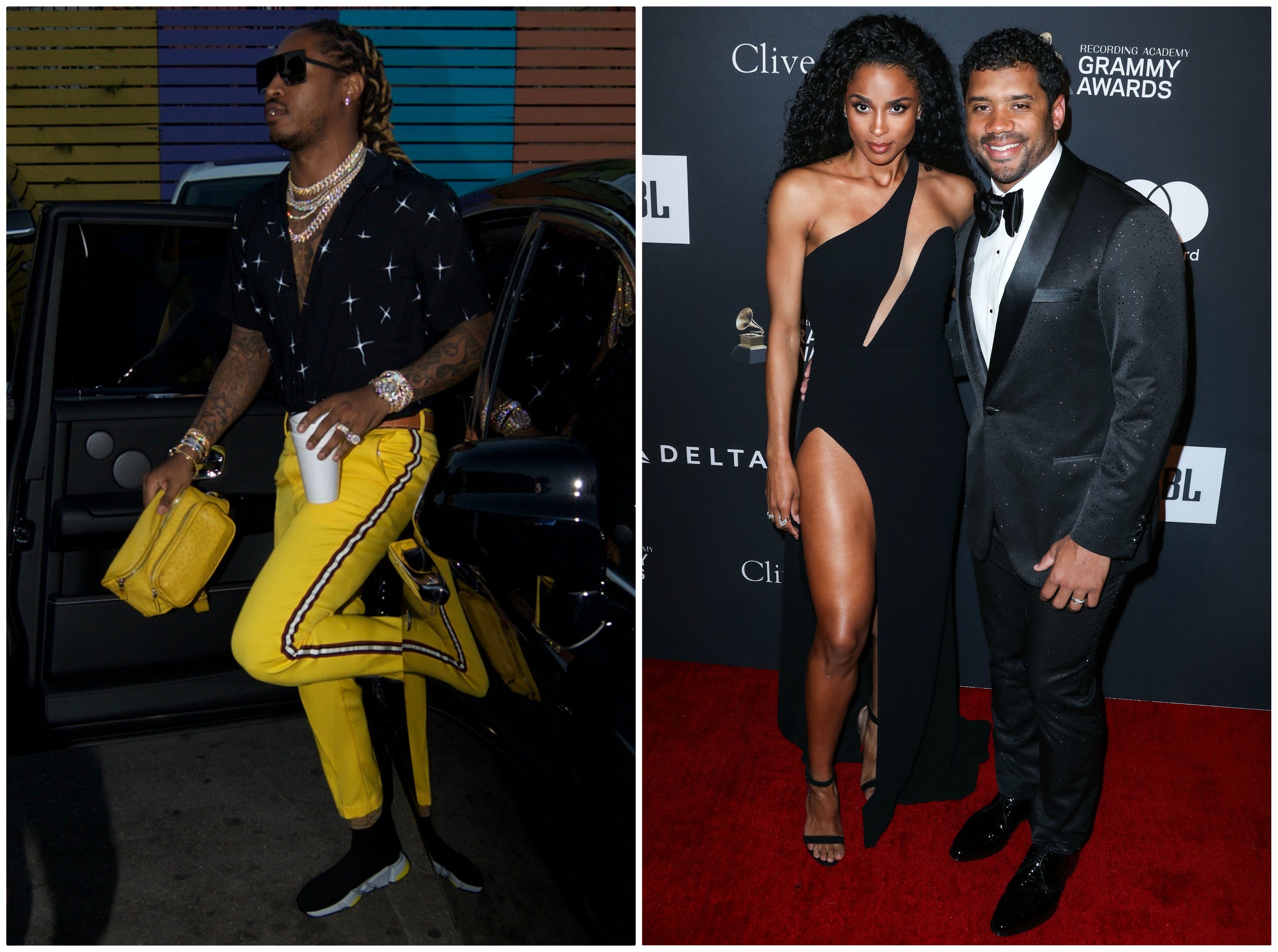Ciara and Rusell Wilson Clive Davis Party Future