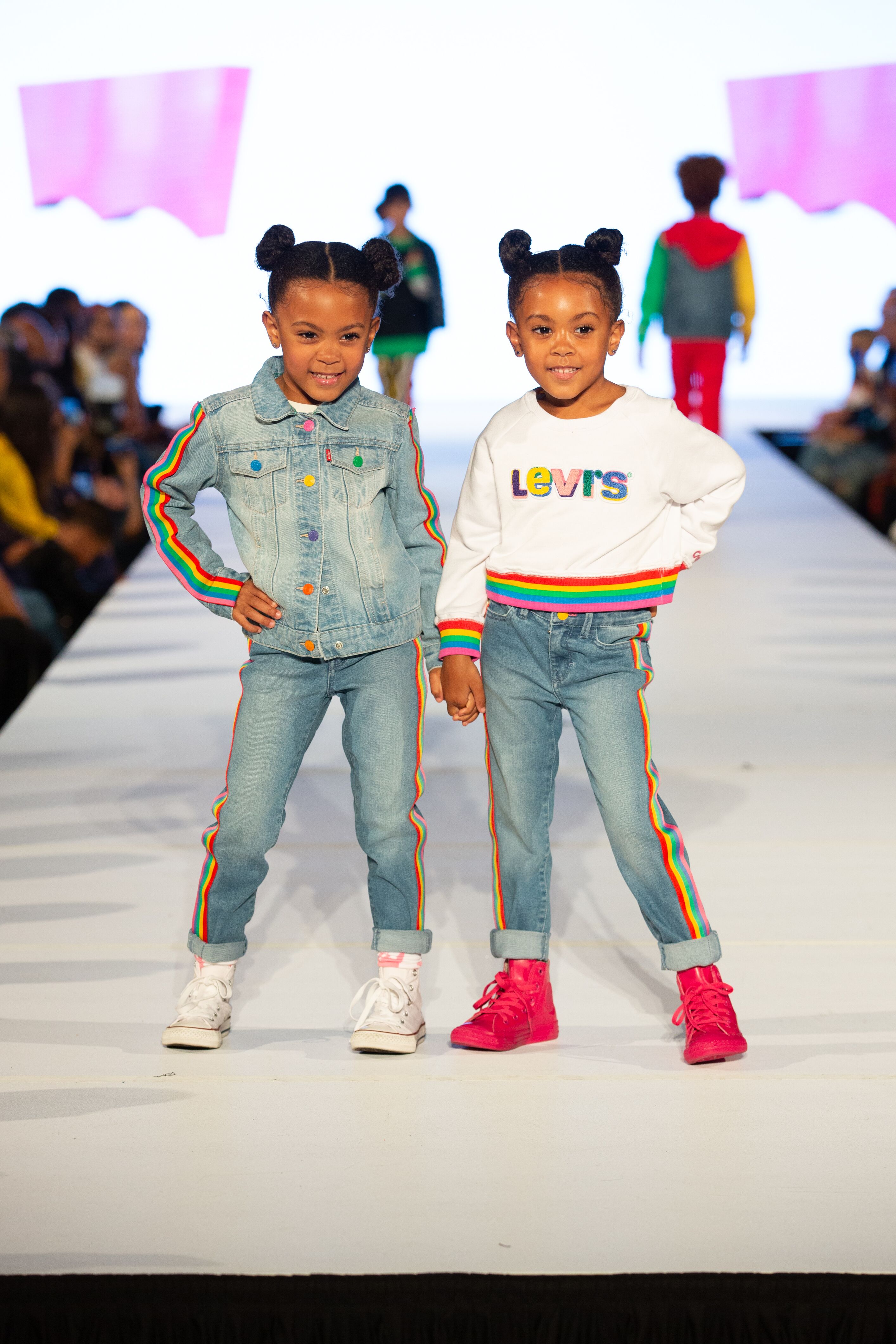 Ava and Alexis McClure aka McClure Twins Rookie USA Fashion Show