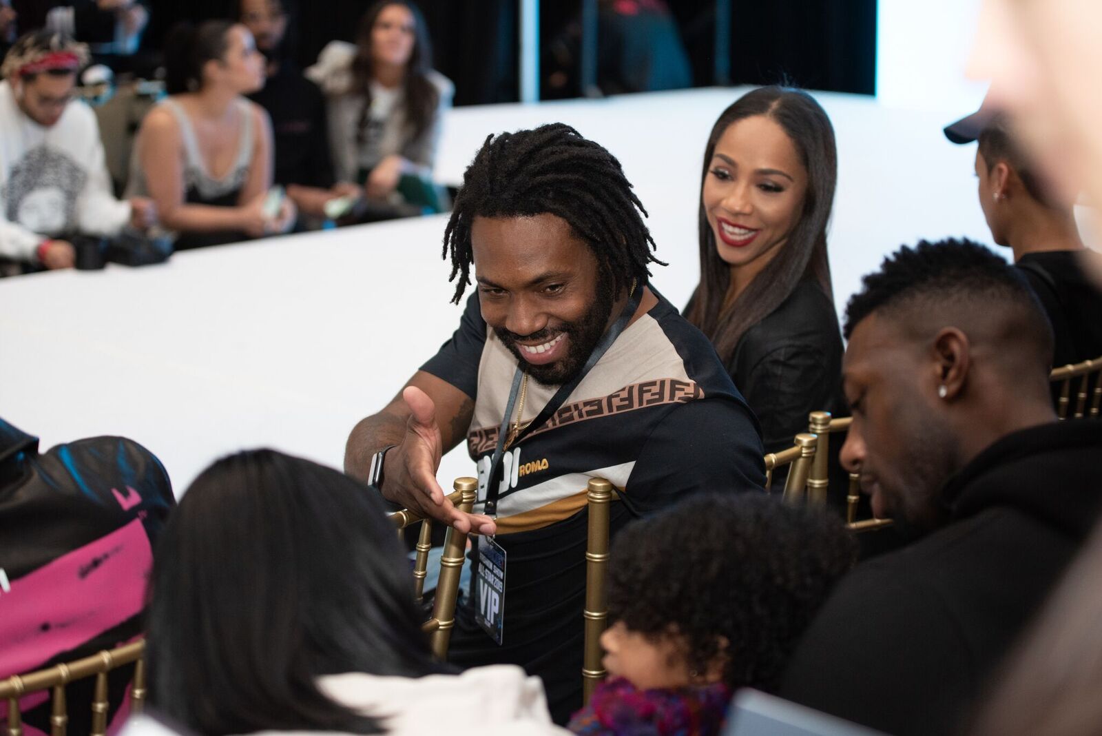 Antonio and Terricka Cromartie Rookie USA Fashion Show