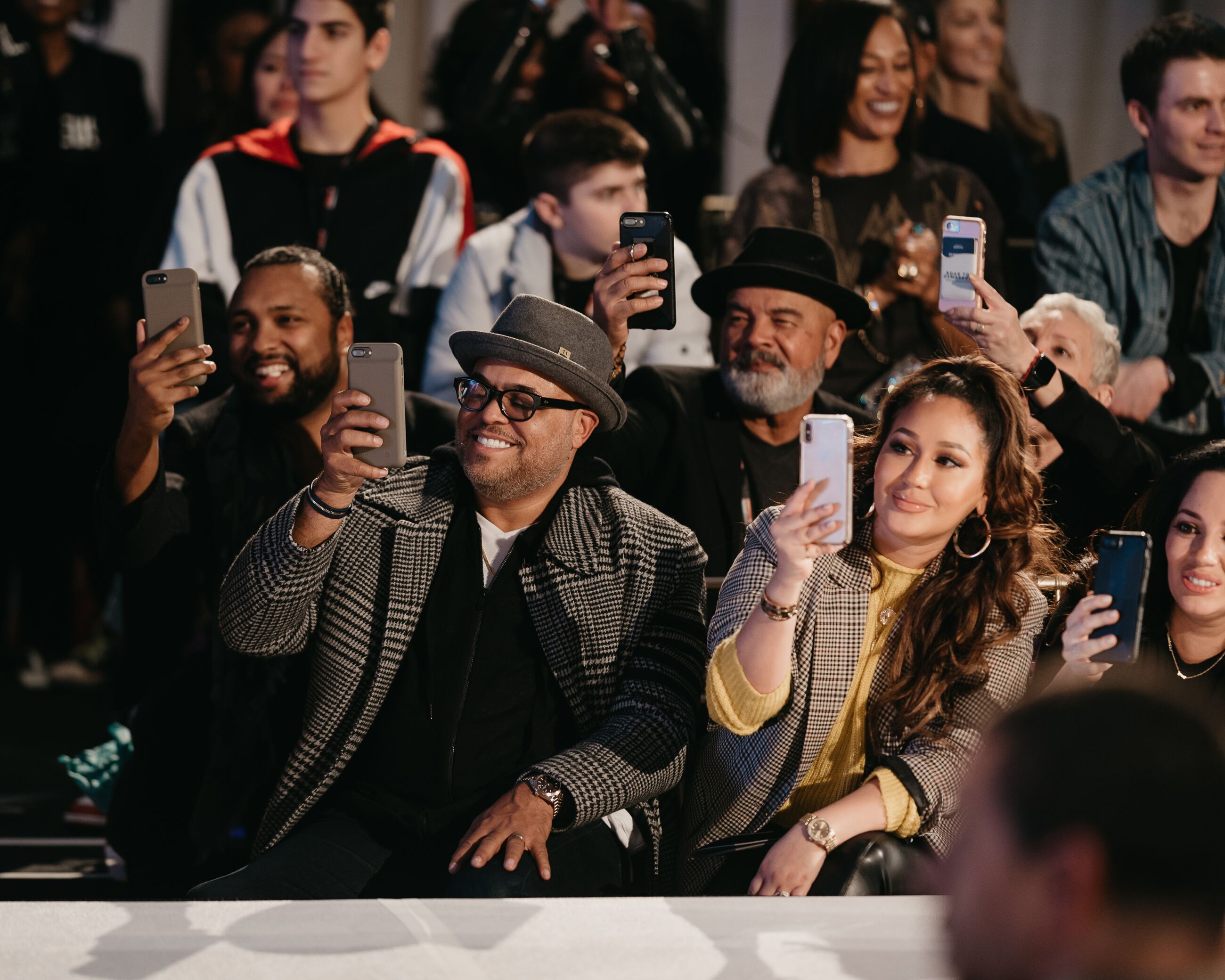 Israel and Adrienne Houghton Rookie USA Fashion Show