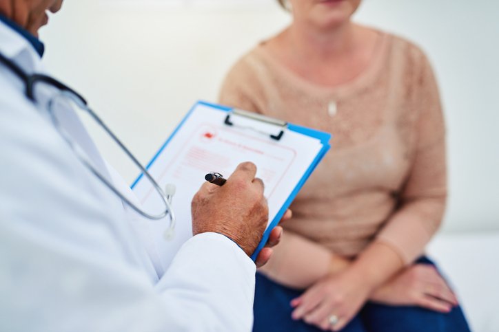 Making a note of all her symptoms