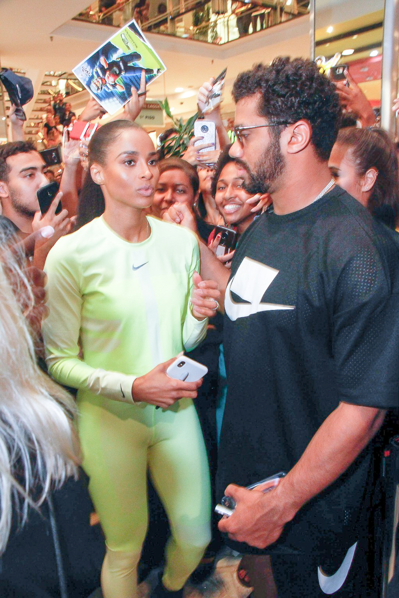 Ciara and Rusell Wilson in Rio De Janeiro, Brazil for Carnival