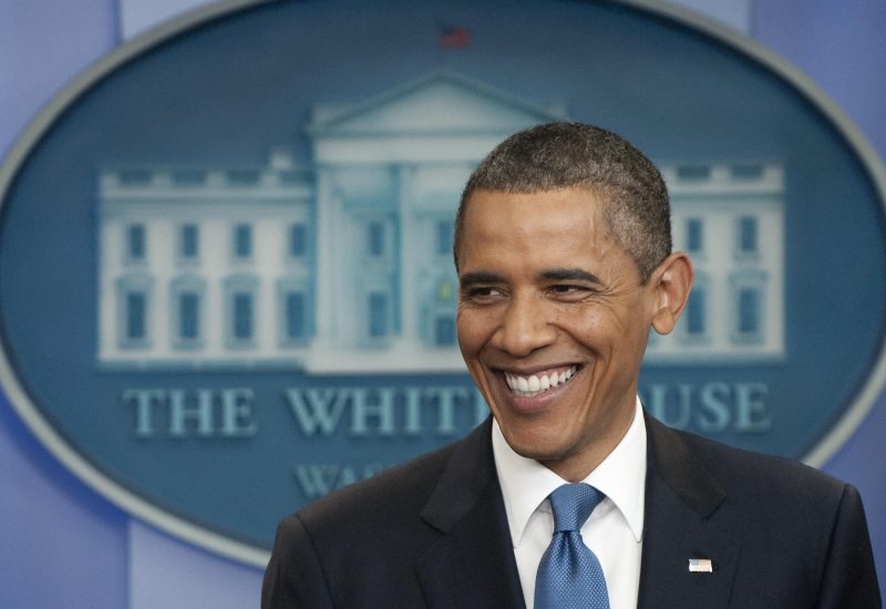 US President Barack Obama speaks during