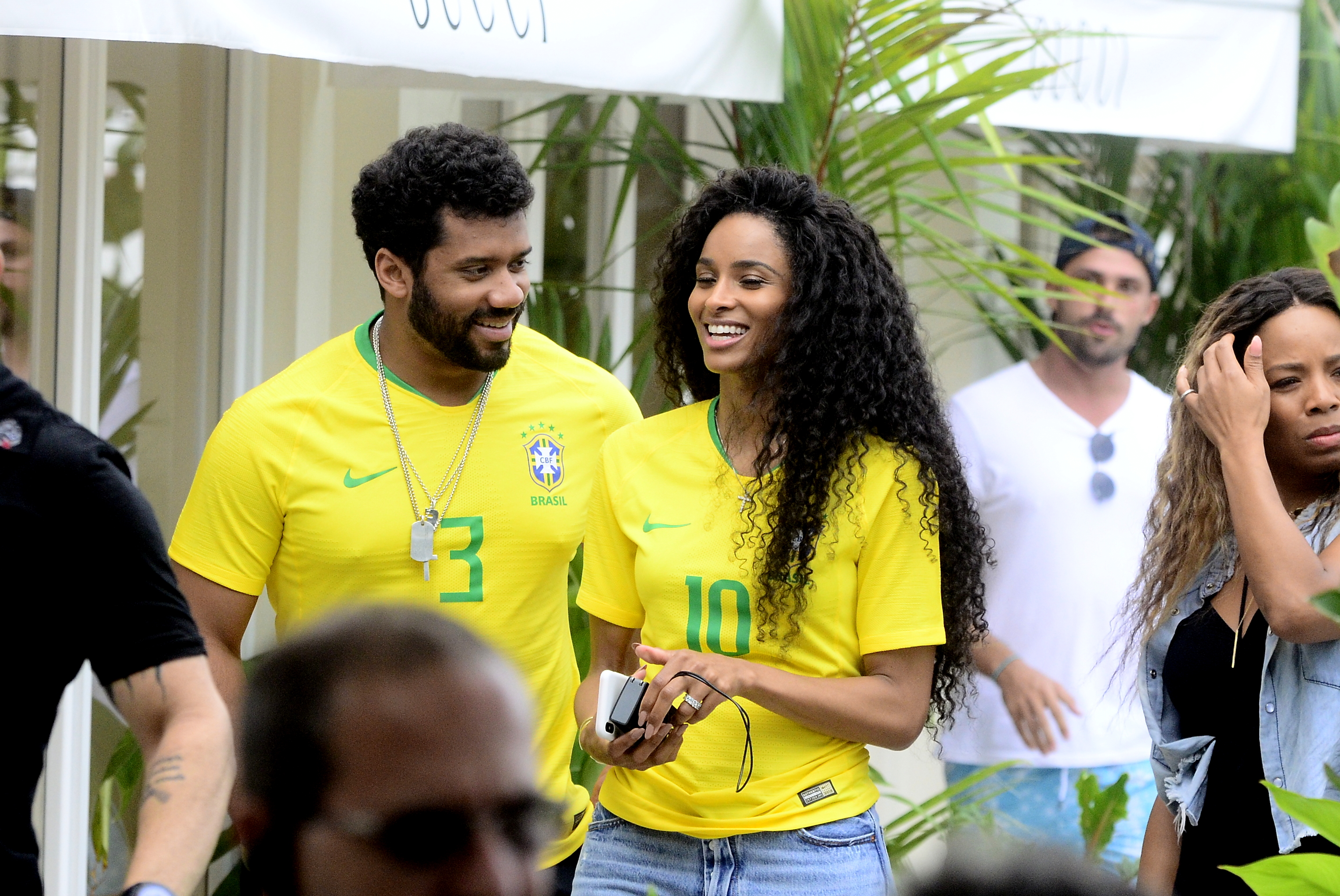 Ciara and Rusell Wilson in Rio De Janeiro, Brazil for Carnival
