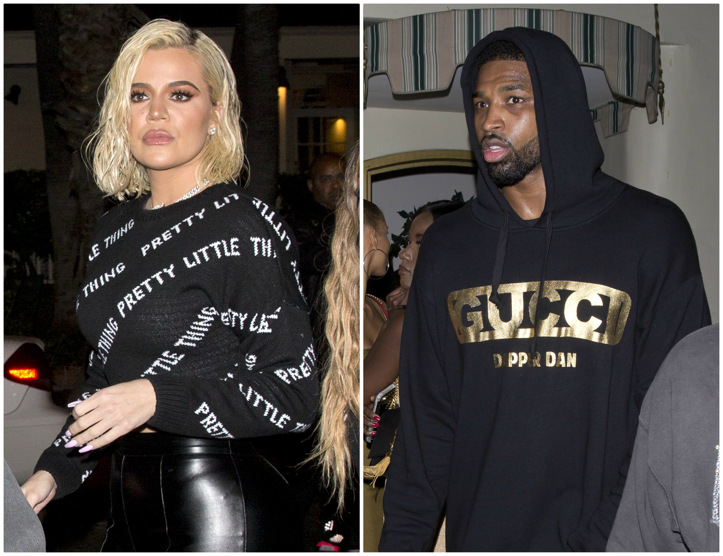 Khloe Kardashian and Tristan Thompson