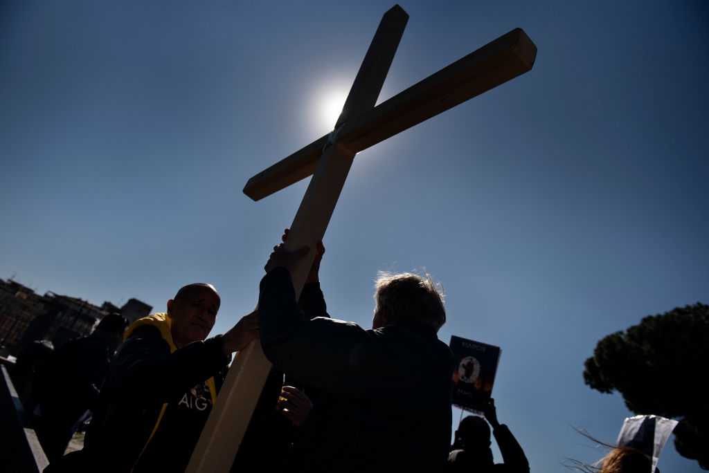 Sex Abuse Survivors March In Rome