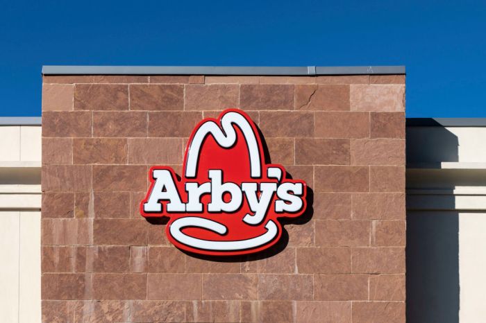 Arby's fast food restaurant...