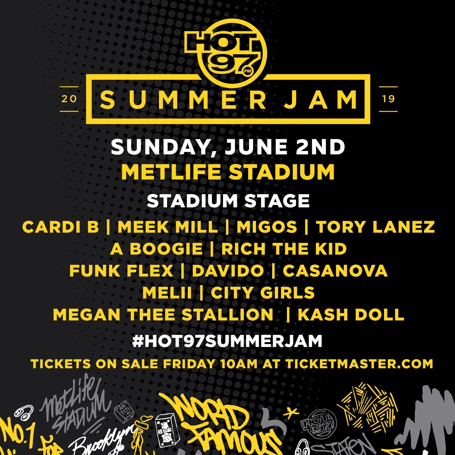 Summer Jam 2019 updated poster