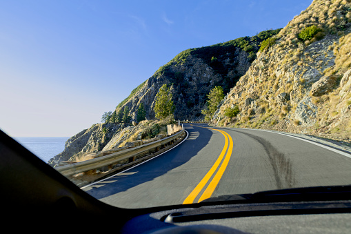 Curving Highway 1 near Big Sur