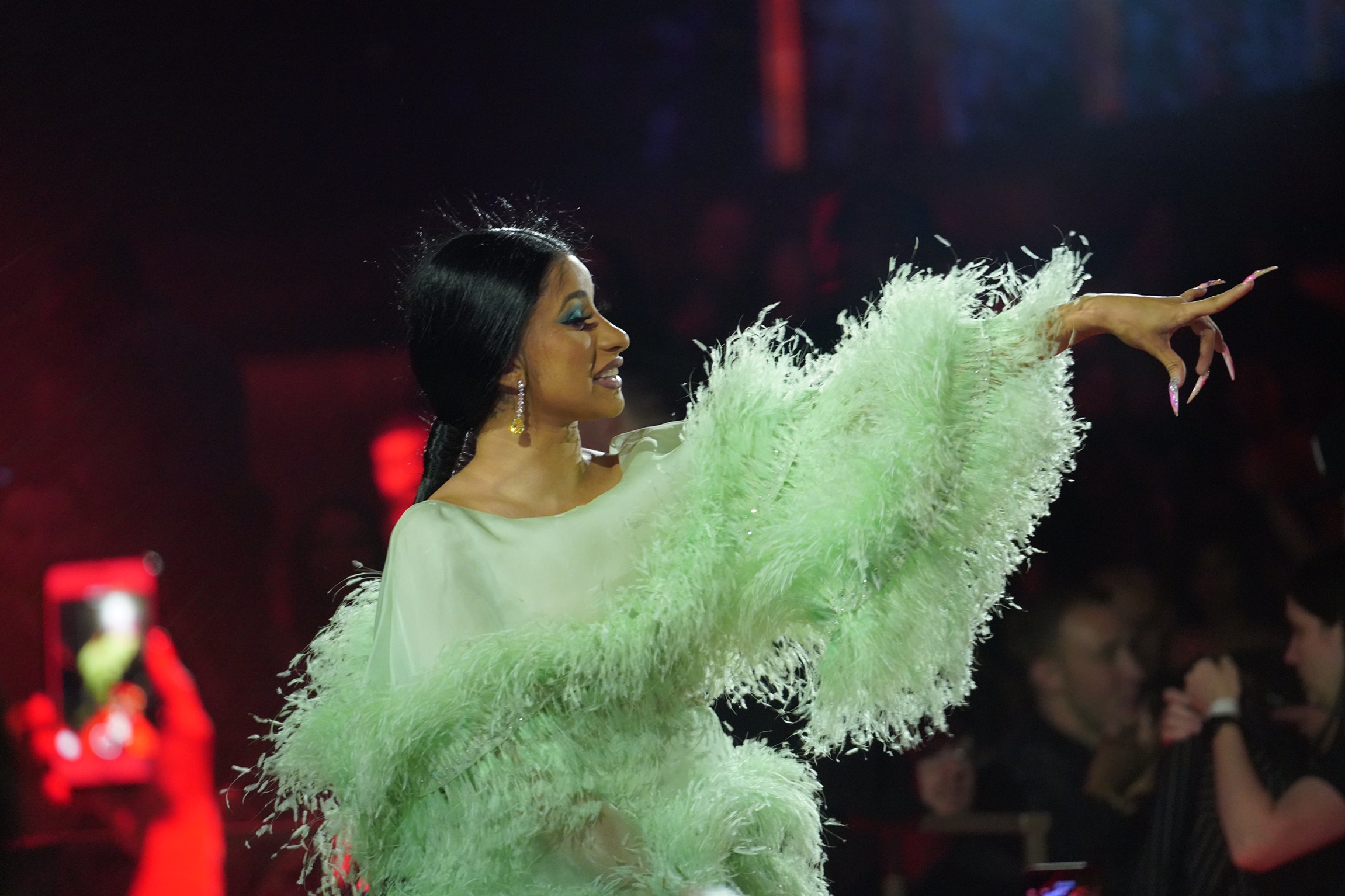 Cardi B Performs at Kaos Dayclub Opening At Palms Casino & Resort