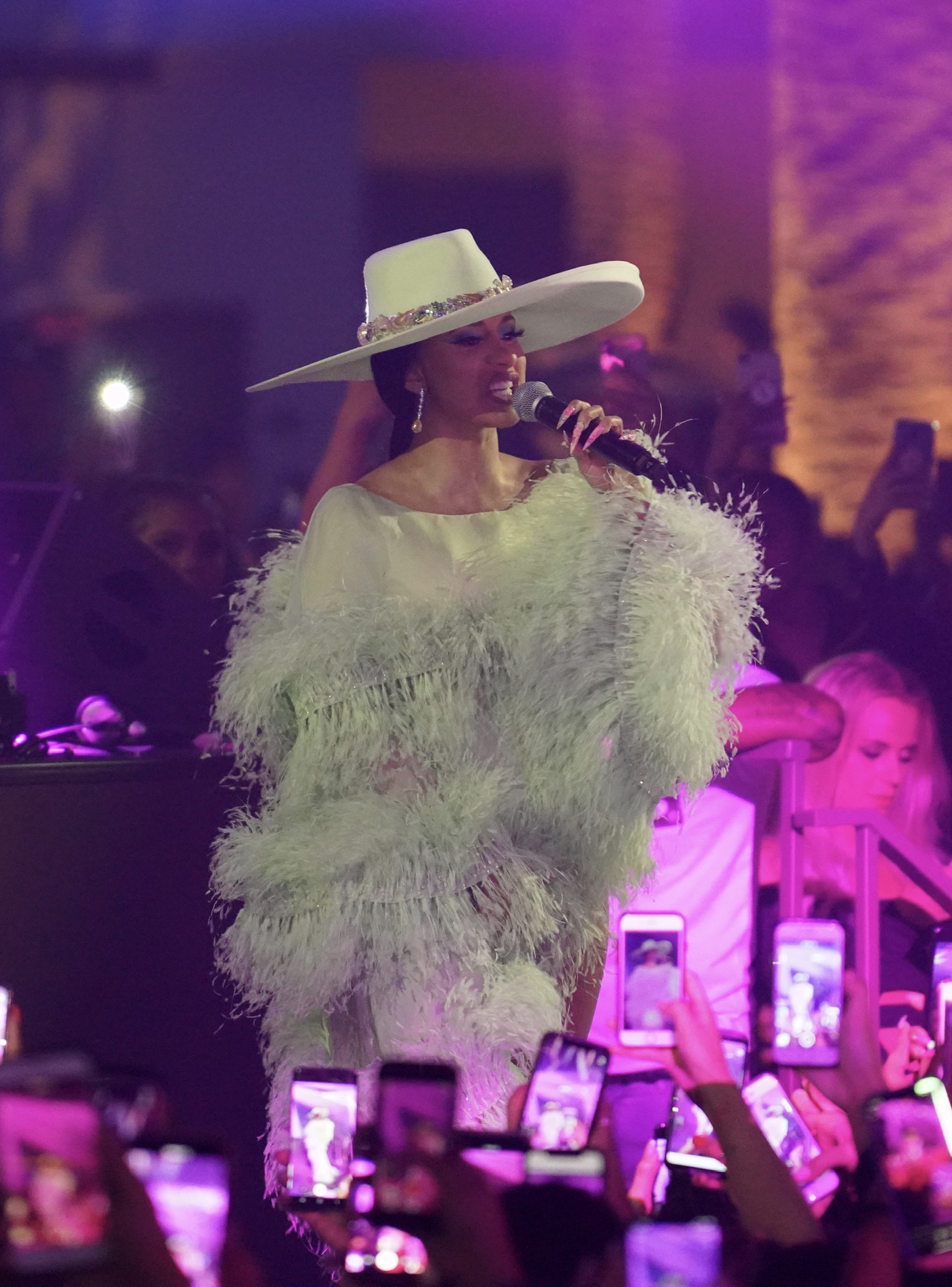 Cardi B Performs at Kaos Dayclub Opening At Palms Casino & Resort