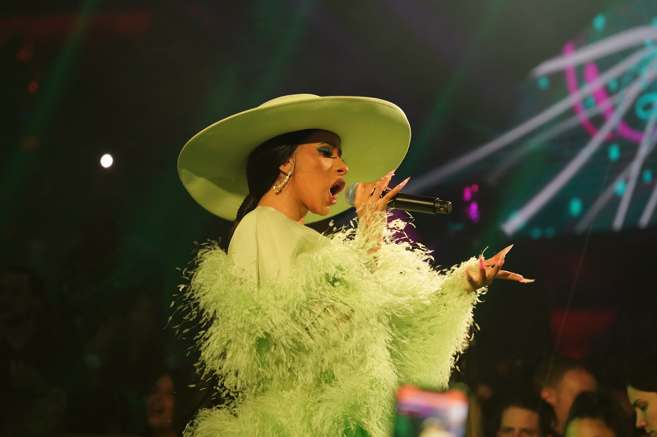 Cardi B Performs at Kaos Dayclub Opening At Palms Casino & Resort