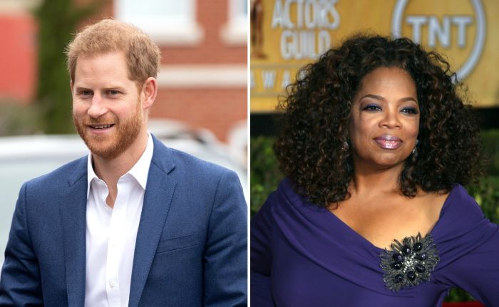 Oprah Winfrey Prince Harry side-by-side
