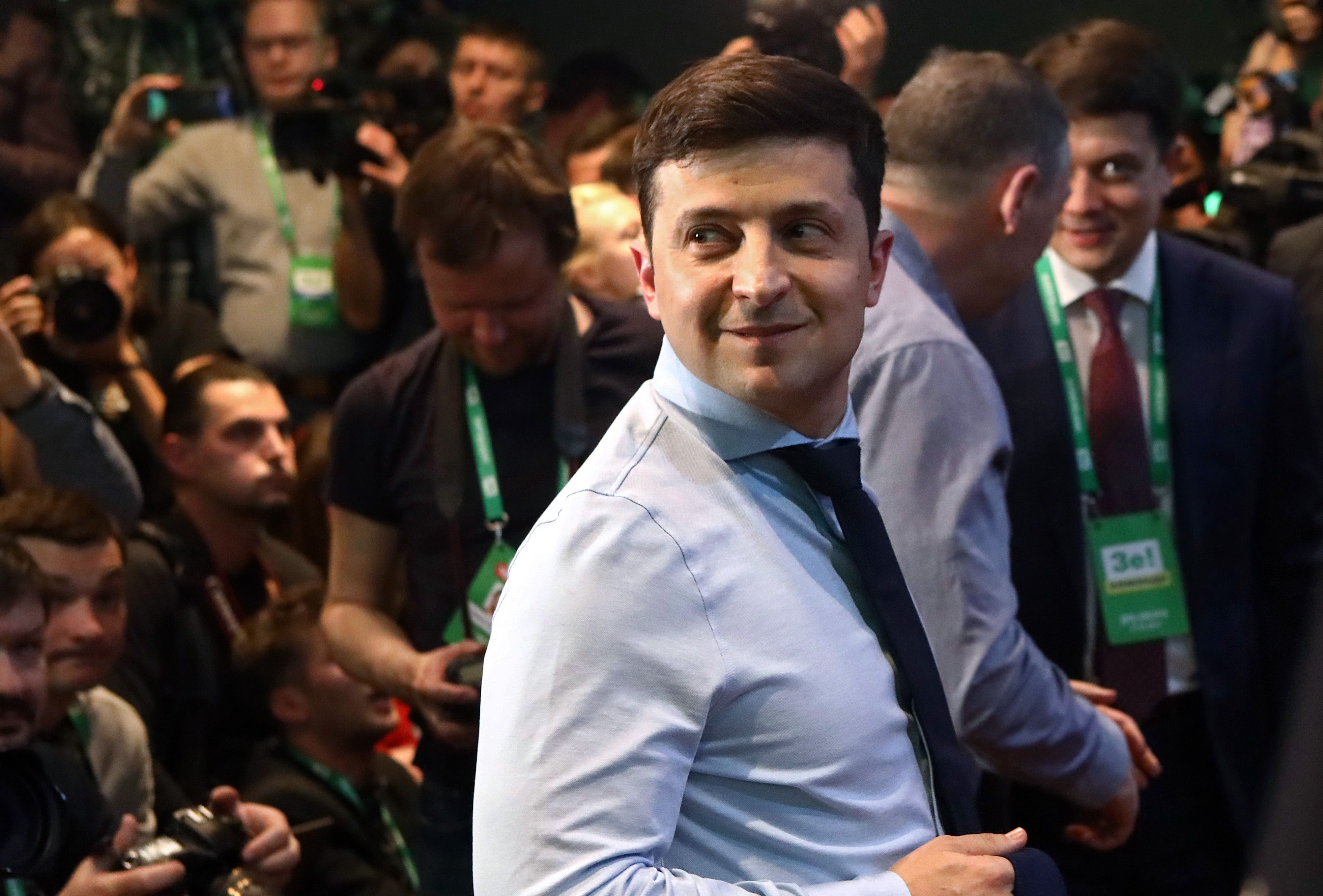 Comedian Volodymyr Zelensky Becomes President Of Ukraine
