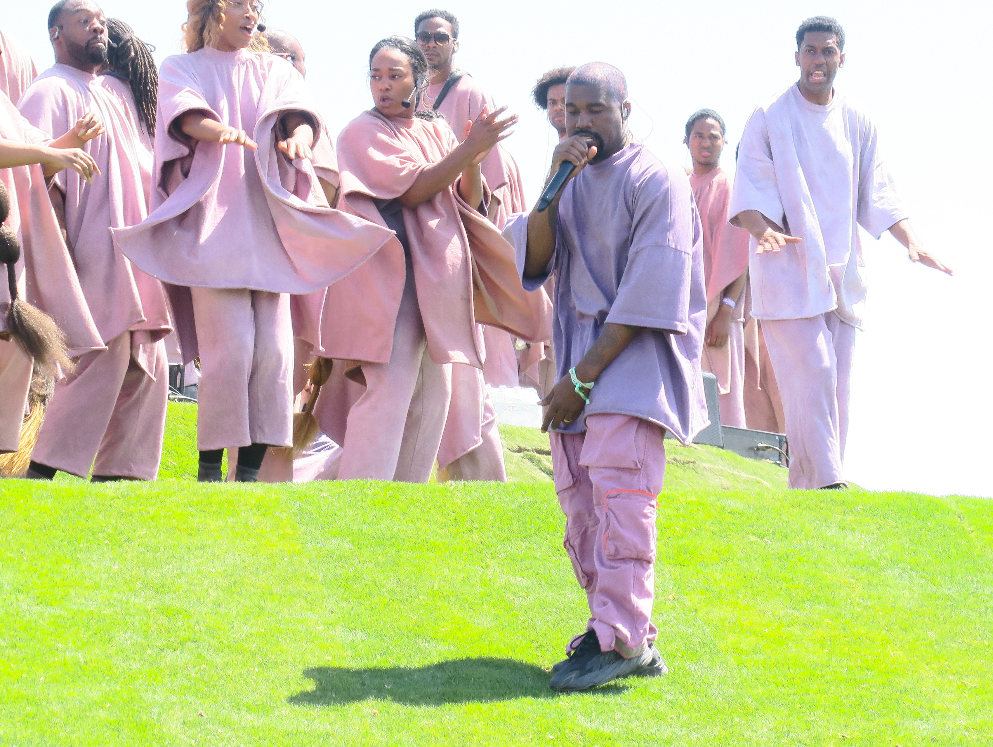 Kanye West Sunday Service Coachella performance pictures