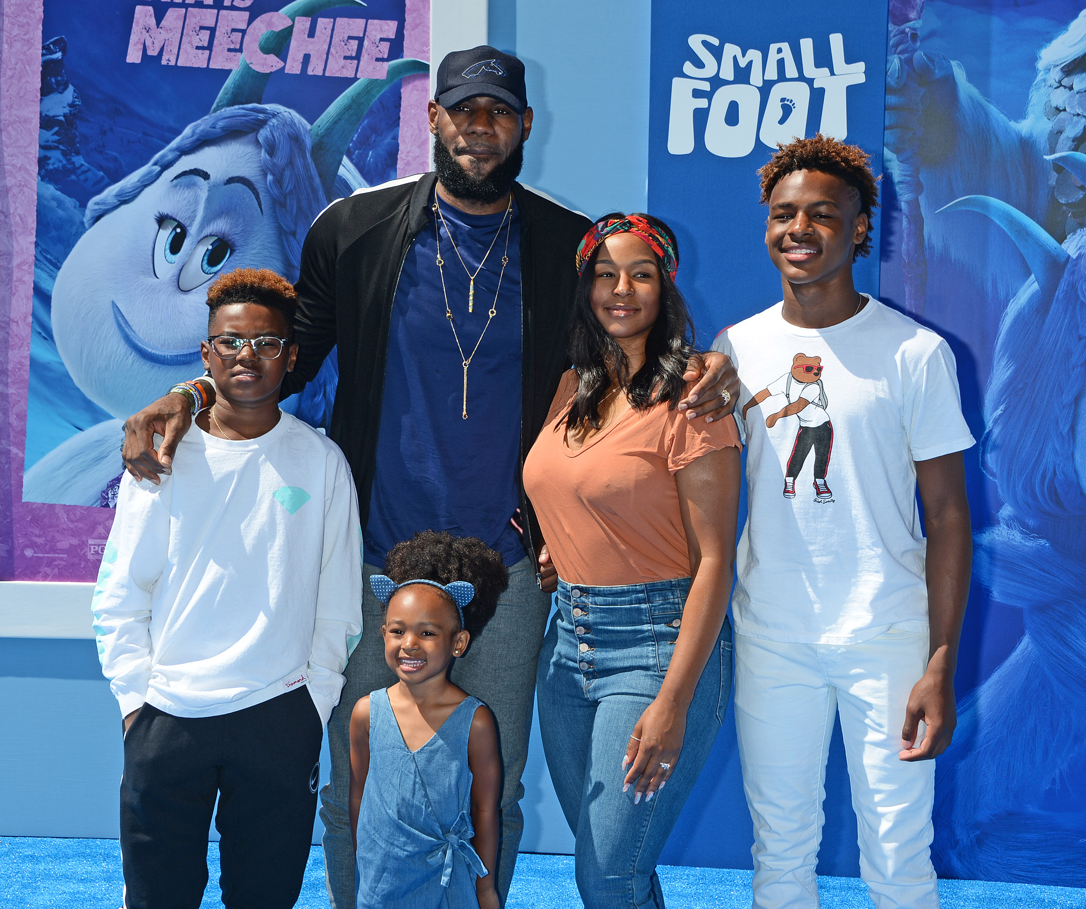 LeBron James family