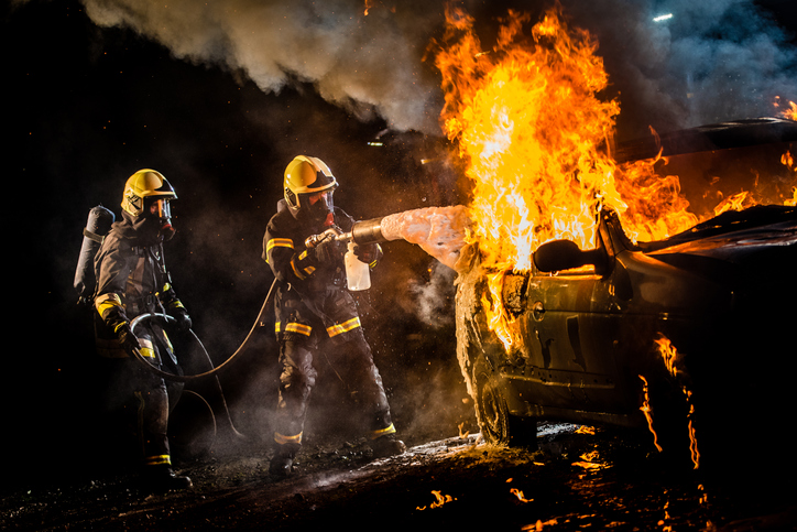Car On Fire