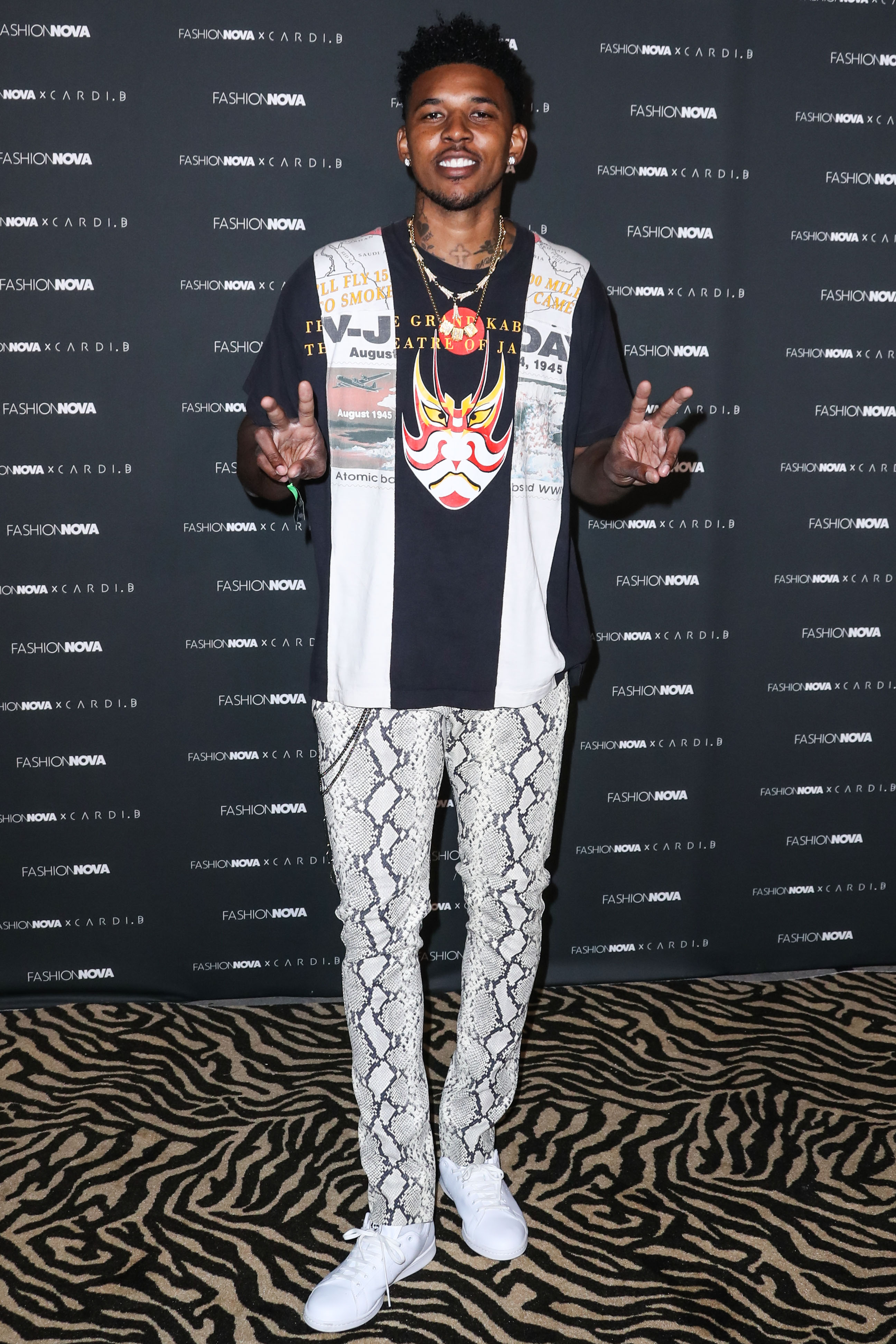 Nick Young at The Fashion Nova x Cardi B Collection Launch Event