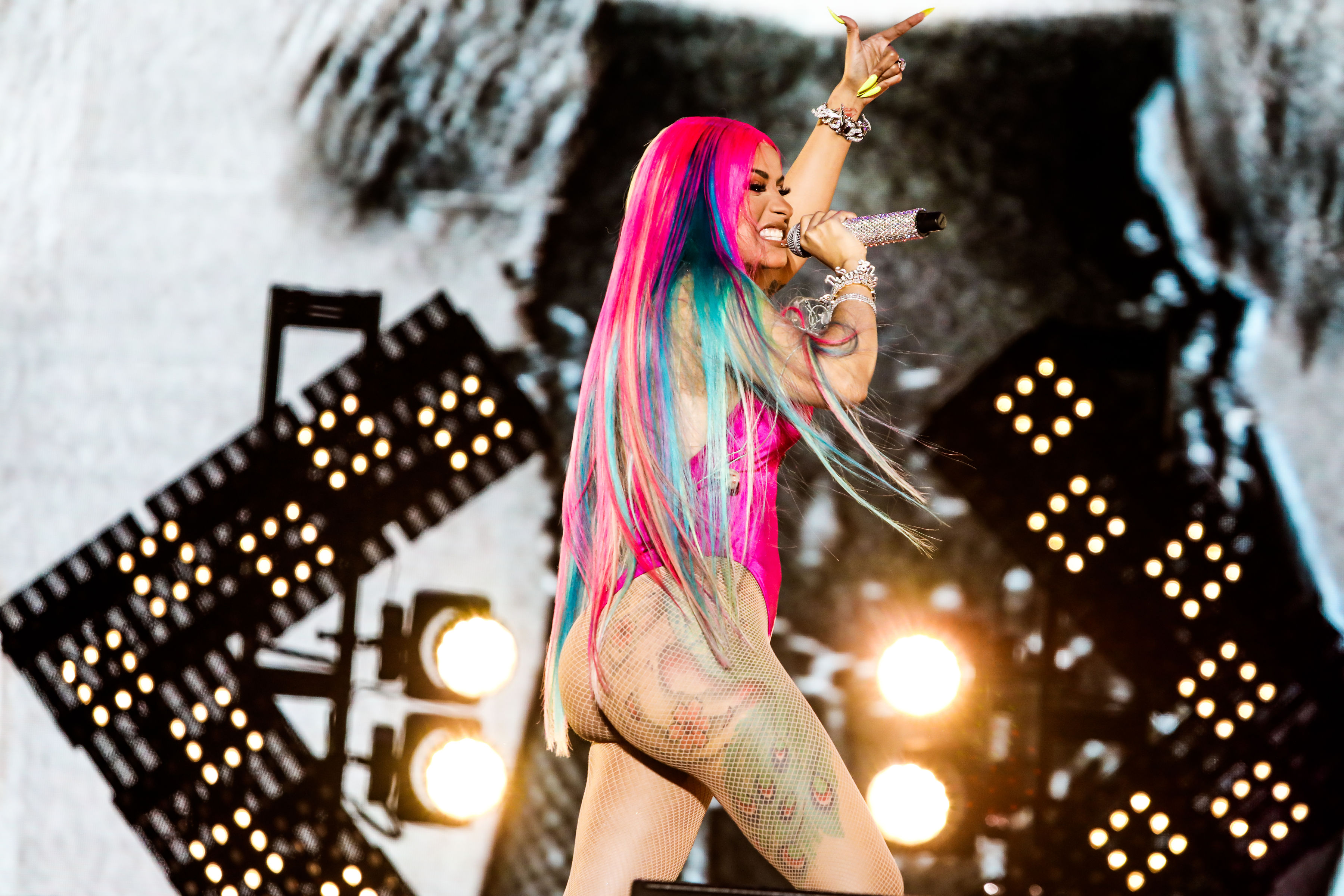 Cardi B at Rolling Loud Miami