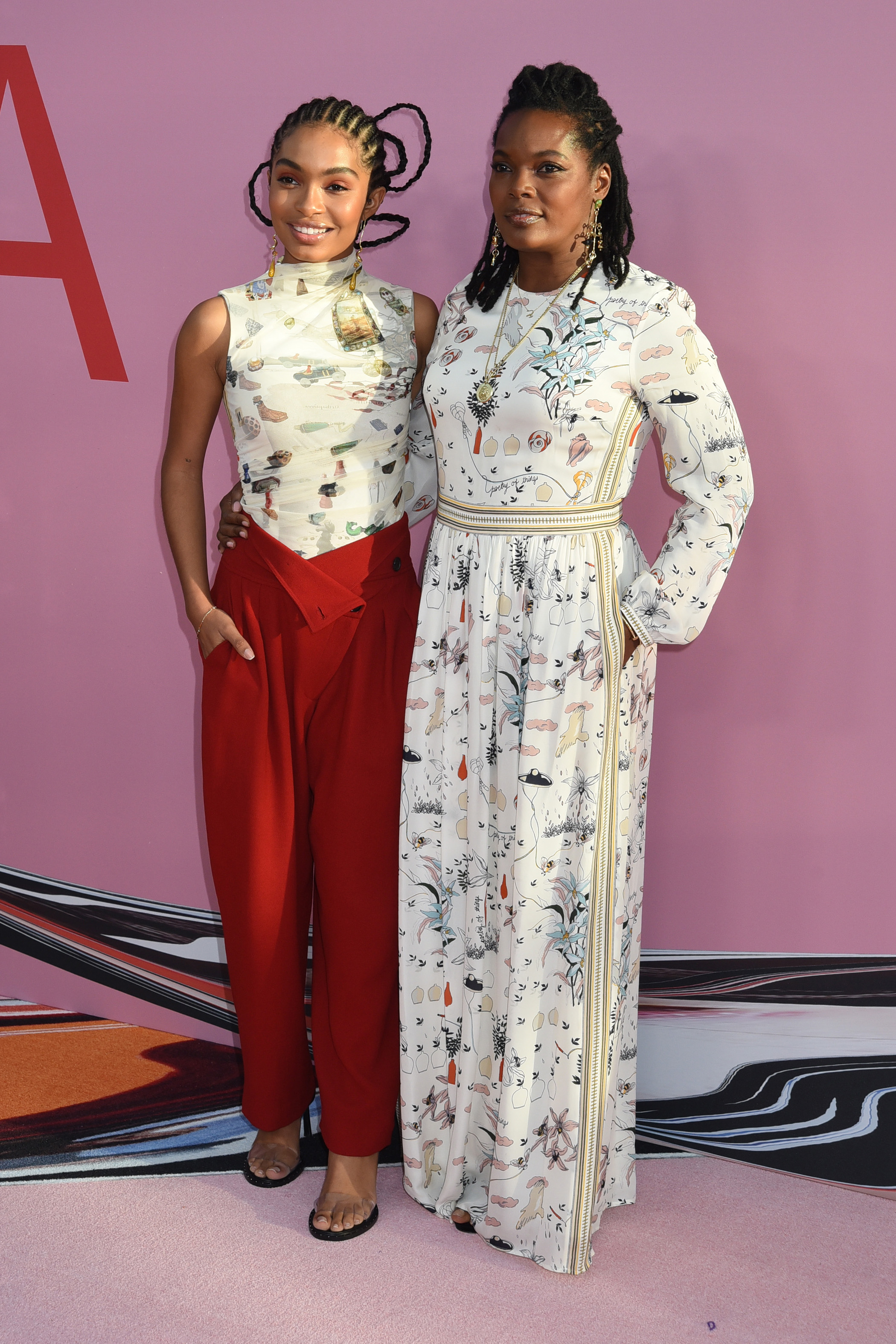 Yara and Keri Shahidi 2019 CFDA Fashion Awards