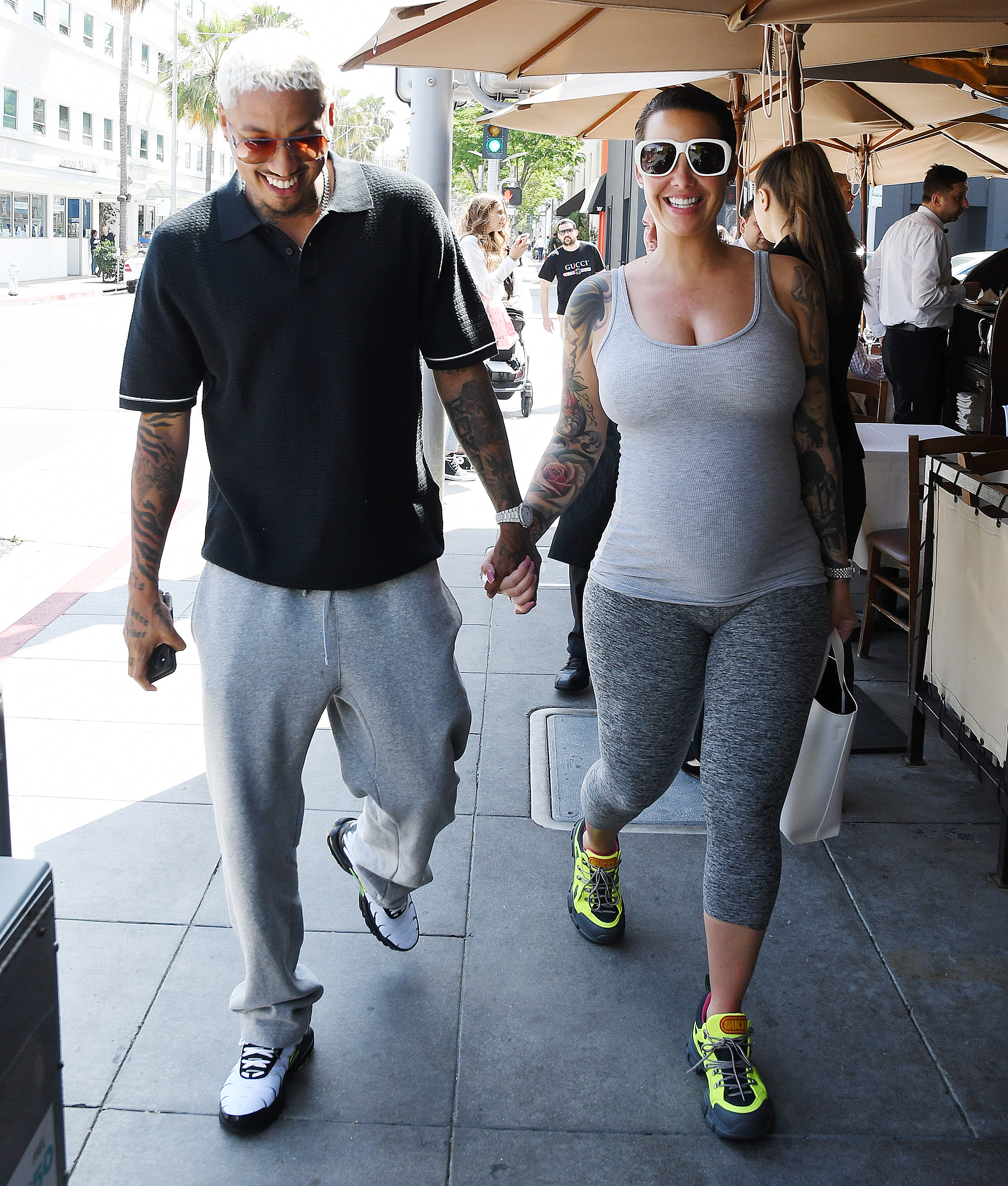 Amber Rose baby bump Anthony Edwards