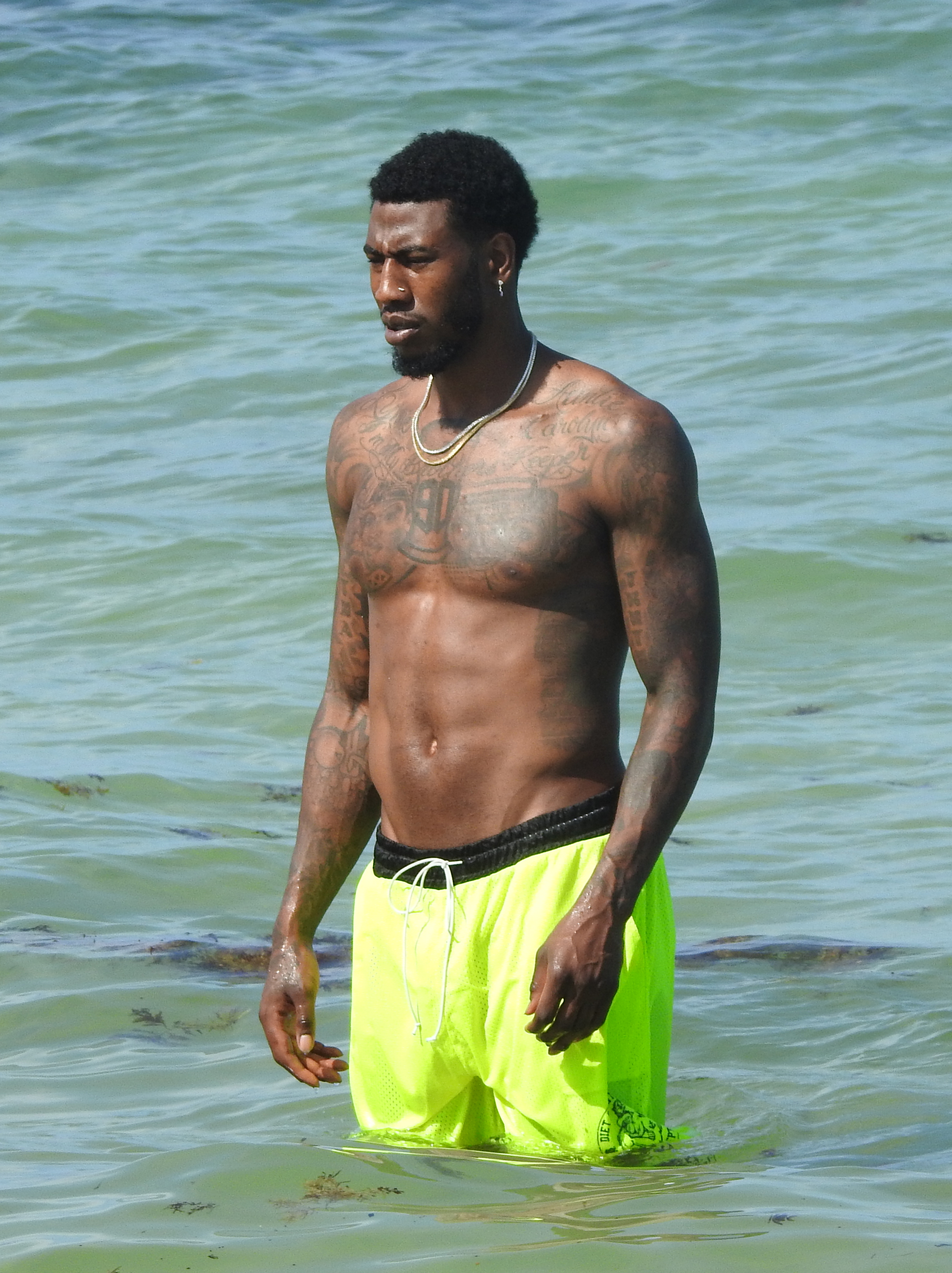 Teyana Taylor Iman Shumpert and daughter Junie in Miami