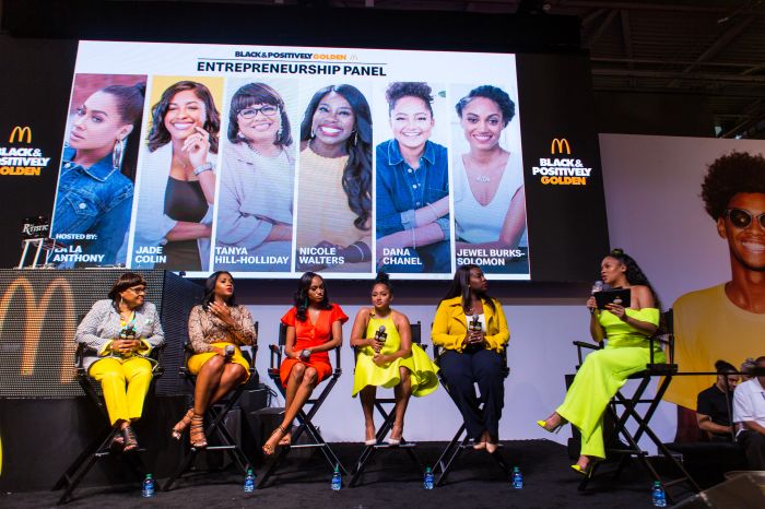 La La Anthony hosts the McDonald’s “We Shine” Entrepreneurship Panel