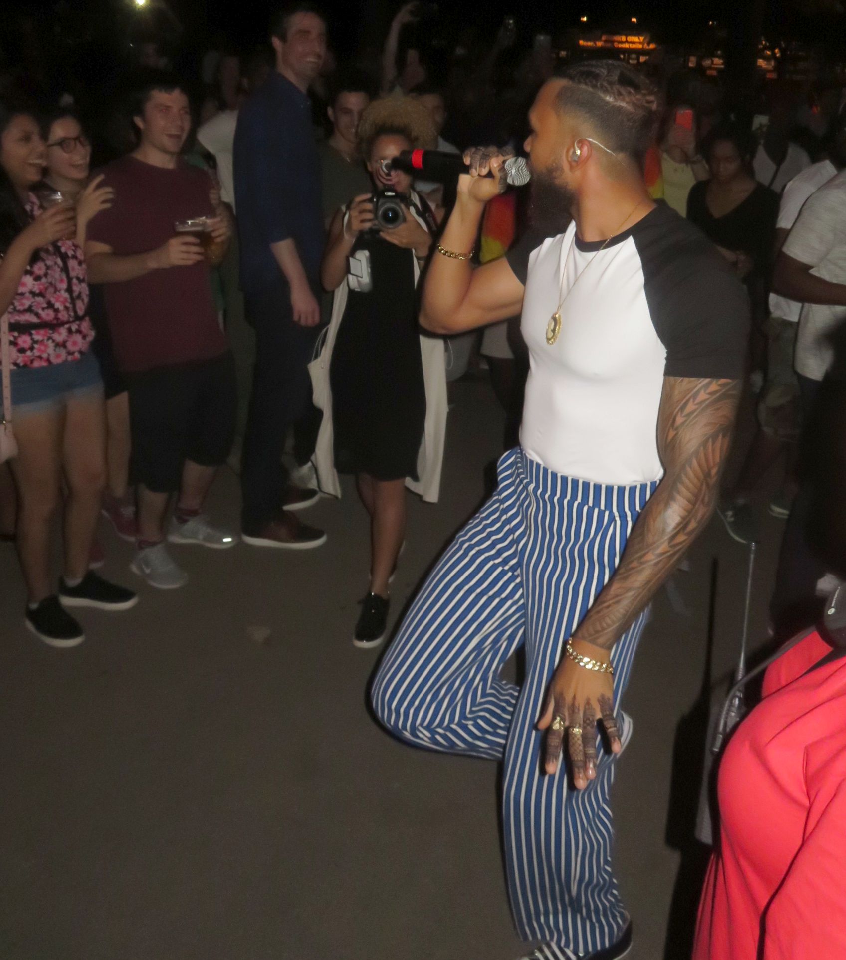 Jidenna performs in Prospect Park
