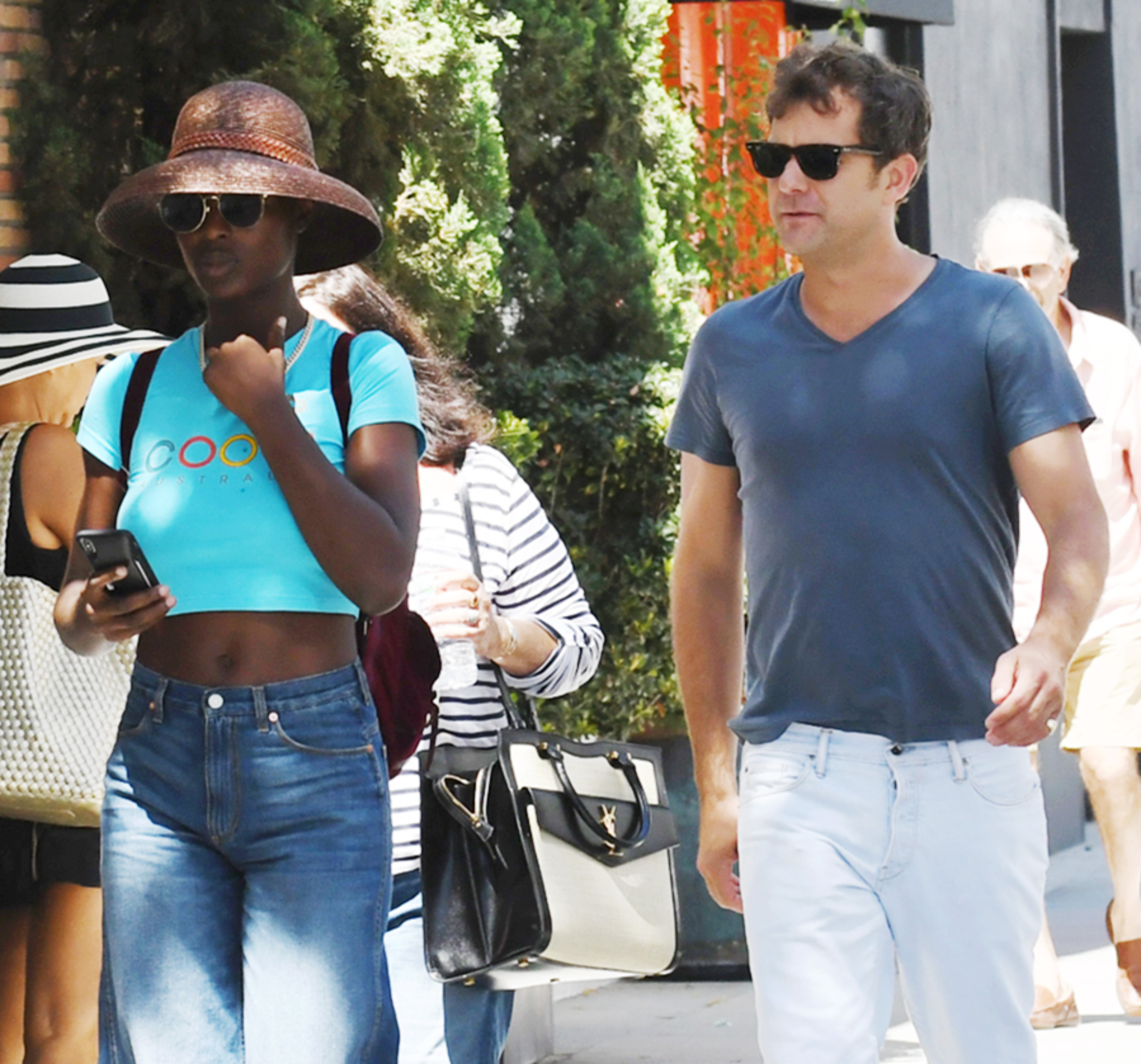 Jodie Turner-Smith Lunches In Beverly Hills with Joshua Jackson