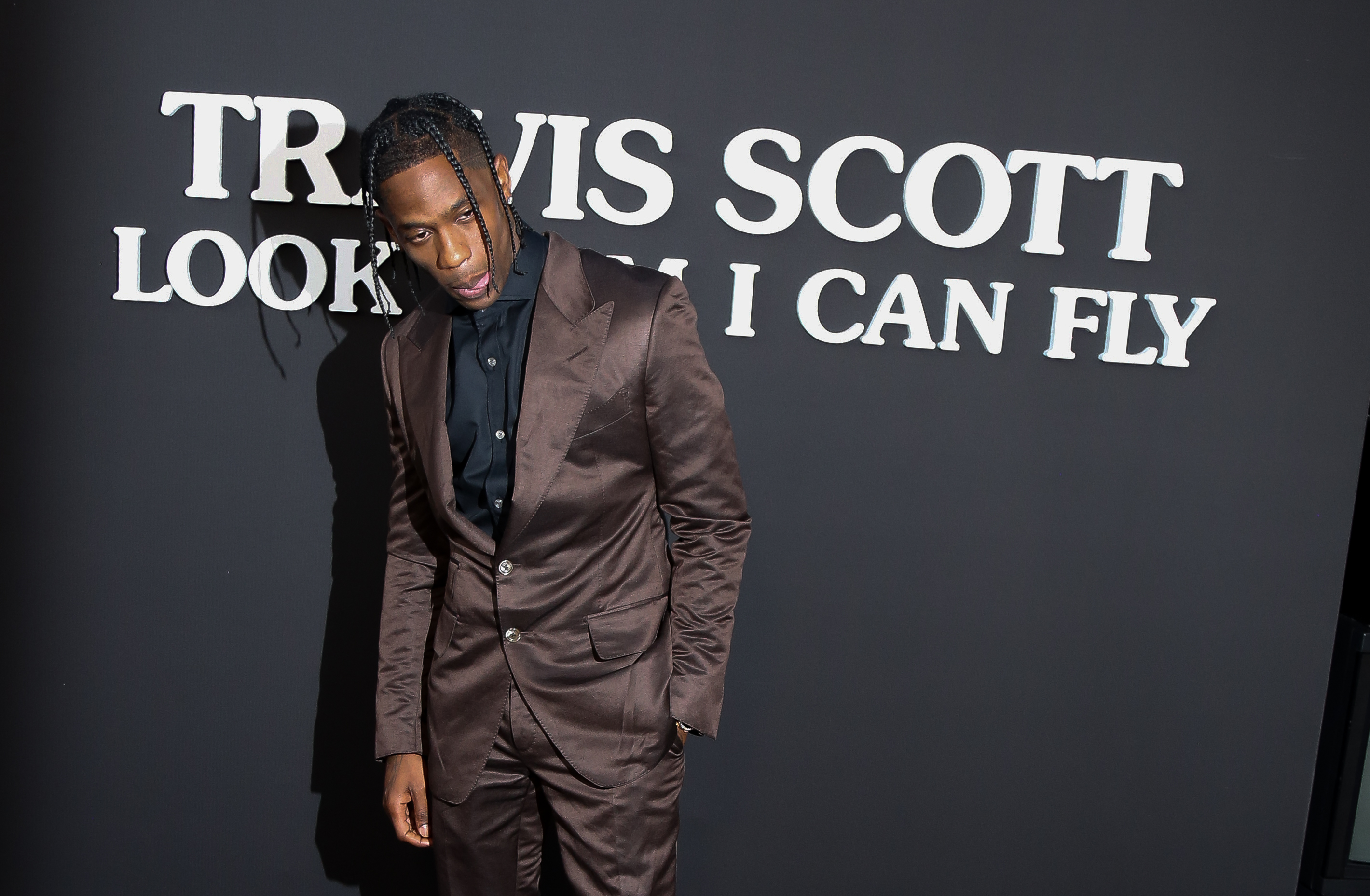 Stormi Webster, Travis Scott and Kylie Jenner
