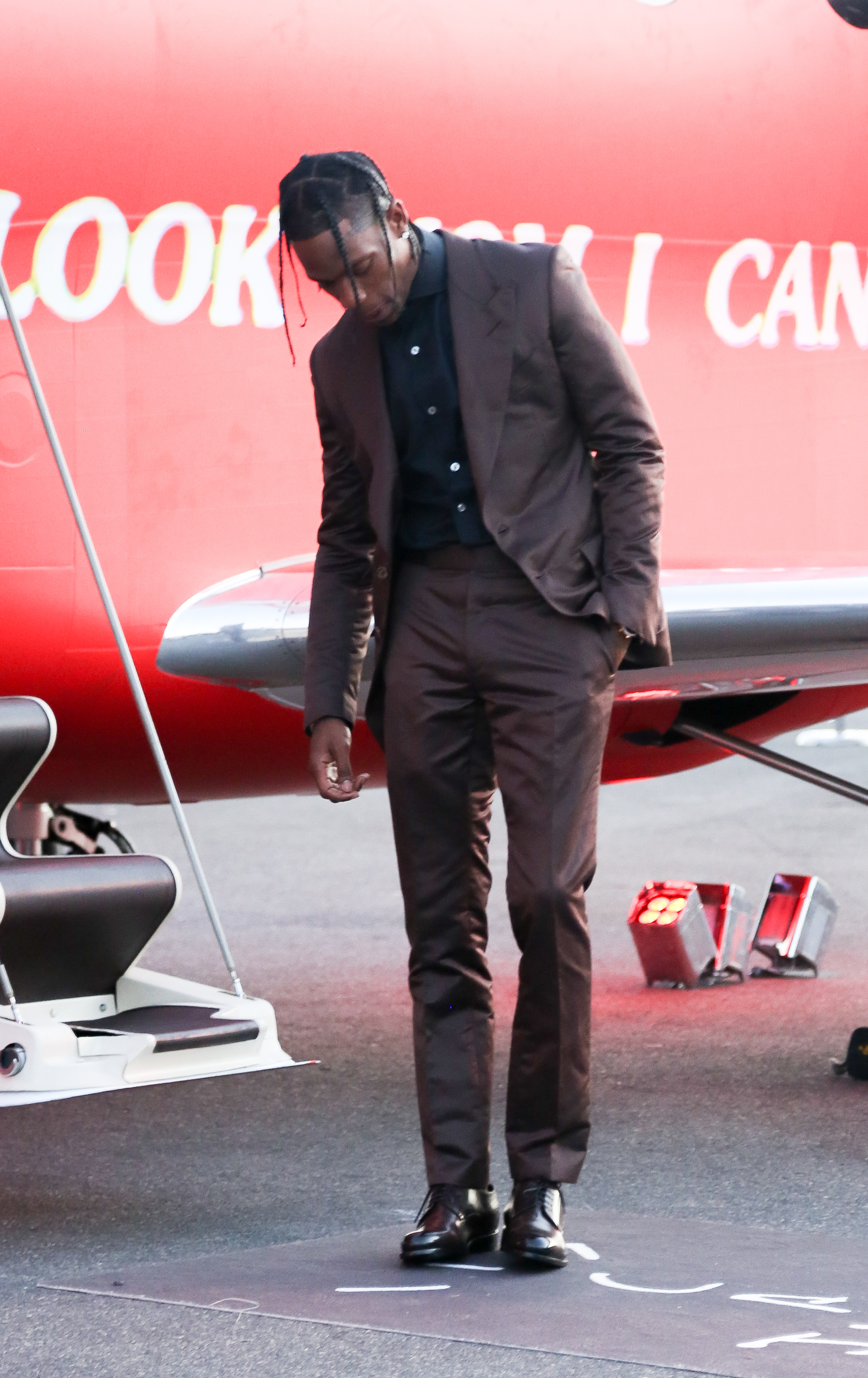 Stormi Webster, Travis Scott and Kylie Jenner