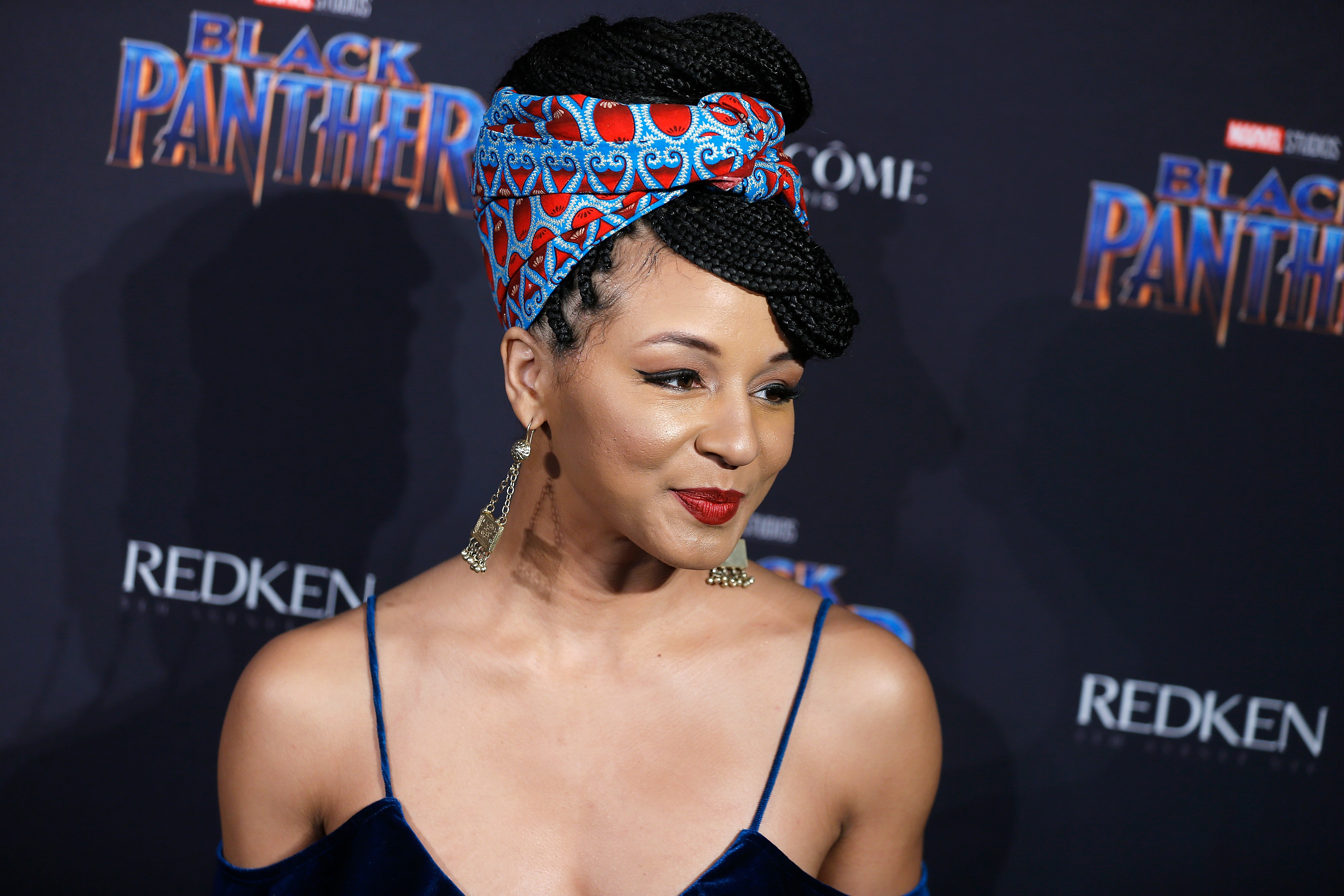 Carra Patterson Attends Marvel Black Panther Premier