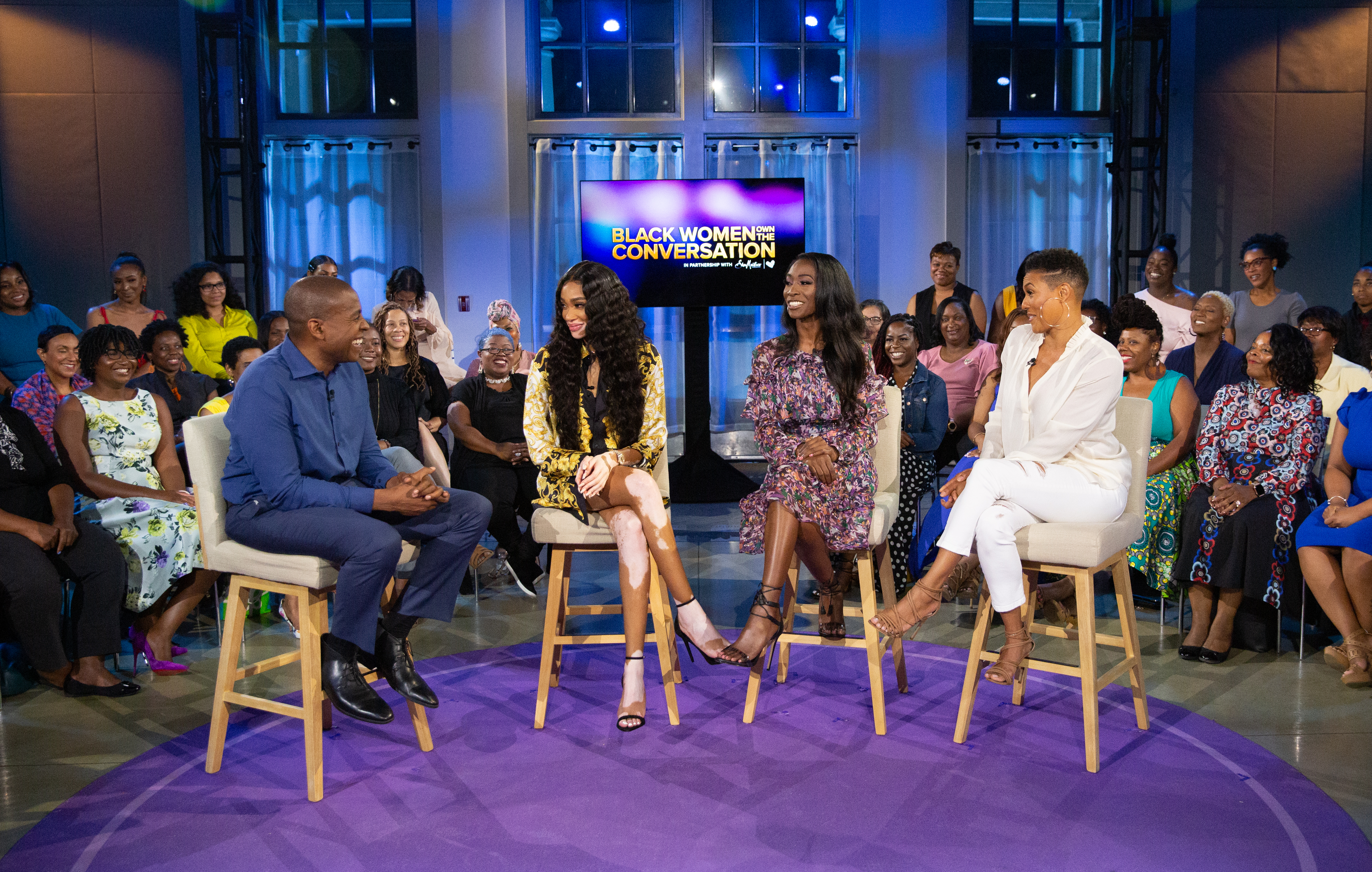Set photo from "OWN Spotlight: Black Women OWN The Conversation"