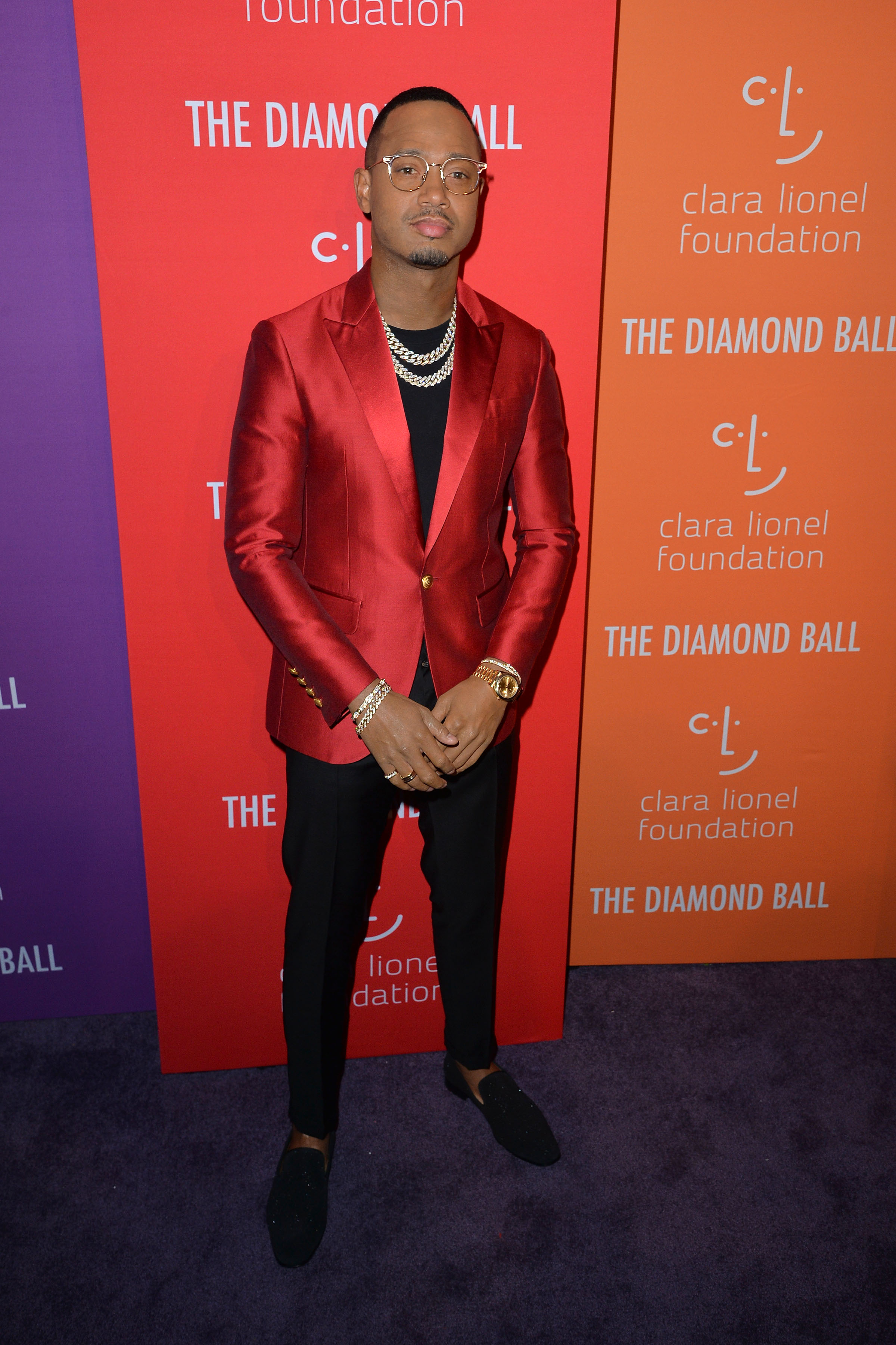 Terrence J at Rihanna's Diamond Ball