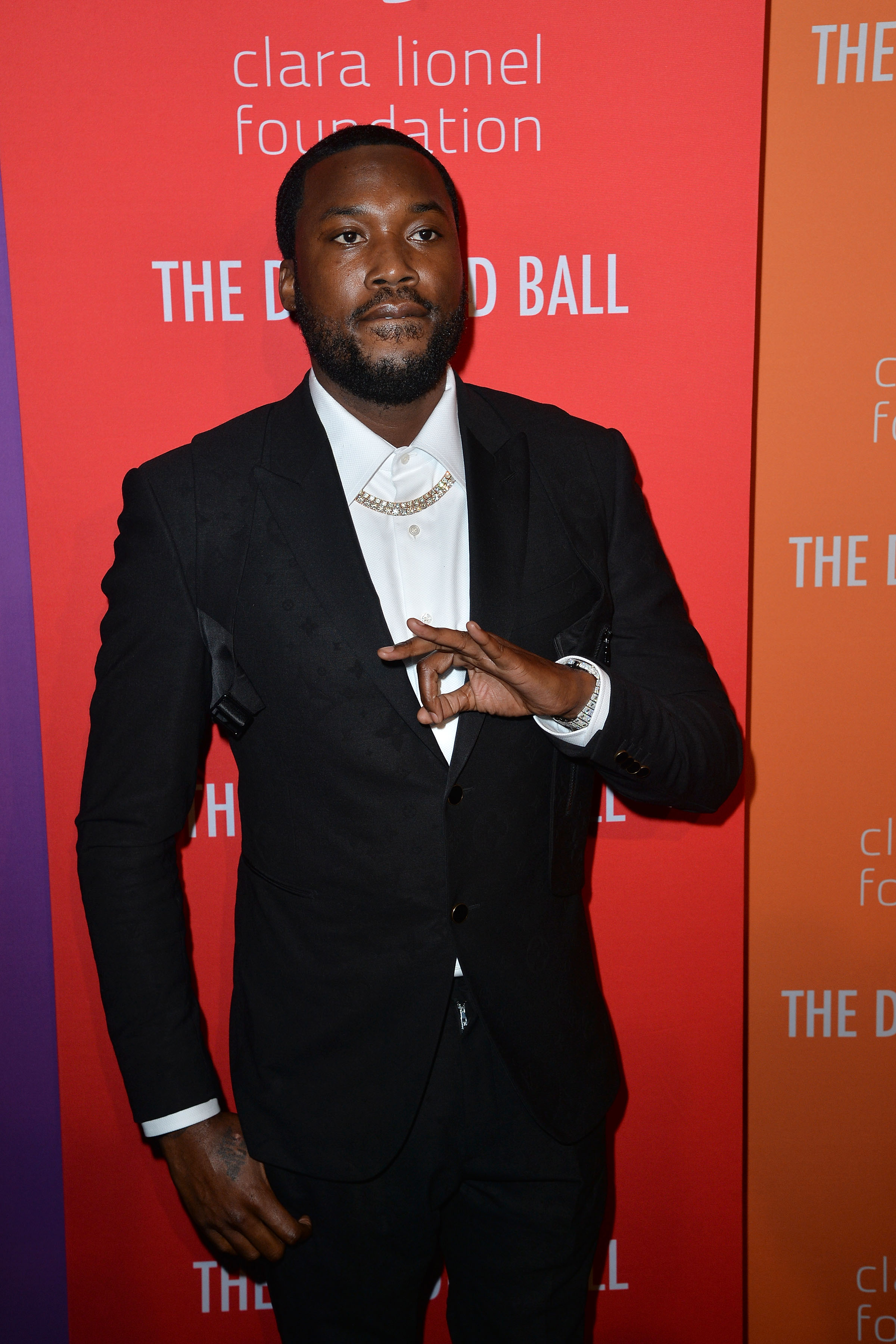 Meek Mill at Rihanna's Diamond Ball