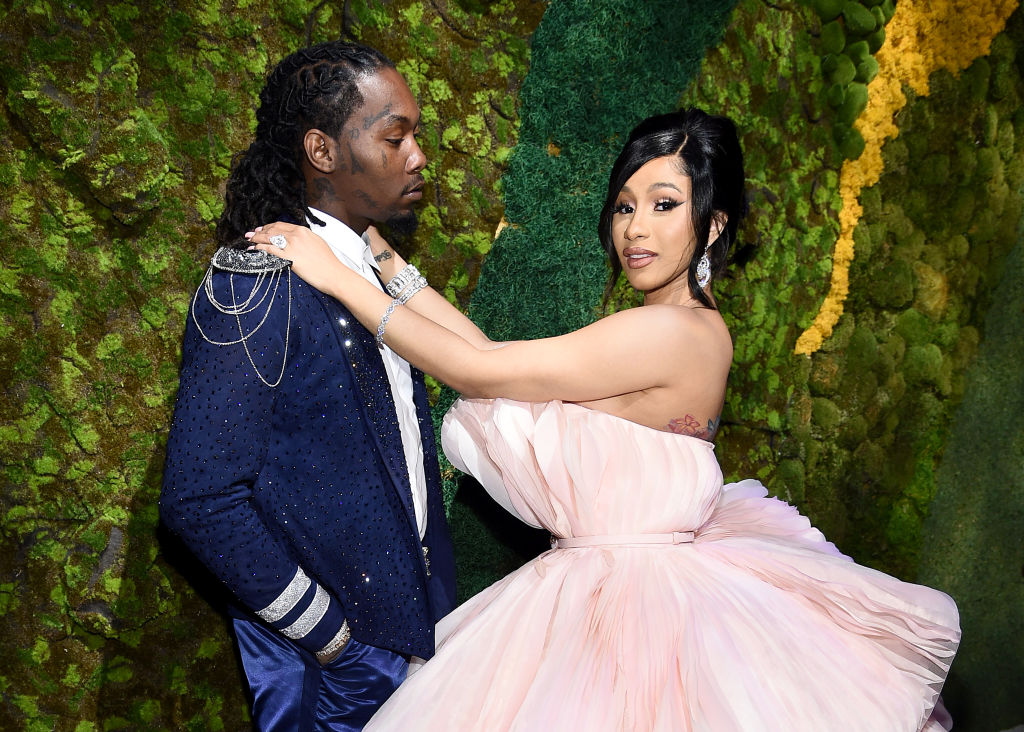 Offset and Cardi B at Rihanna's Diamond Ball