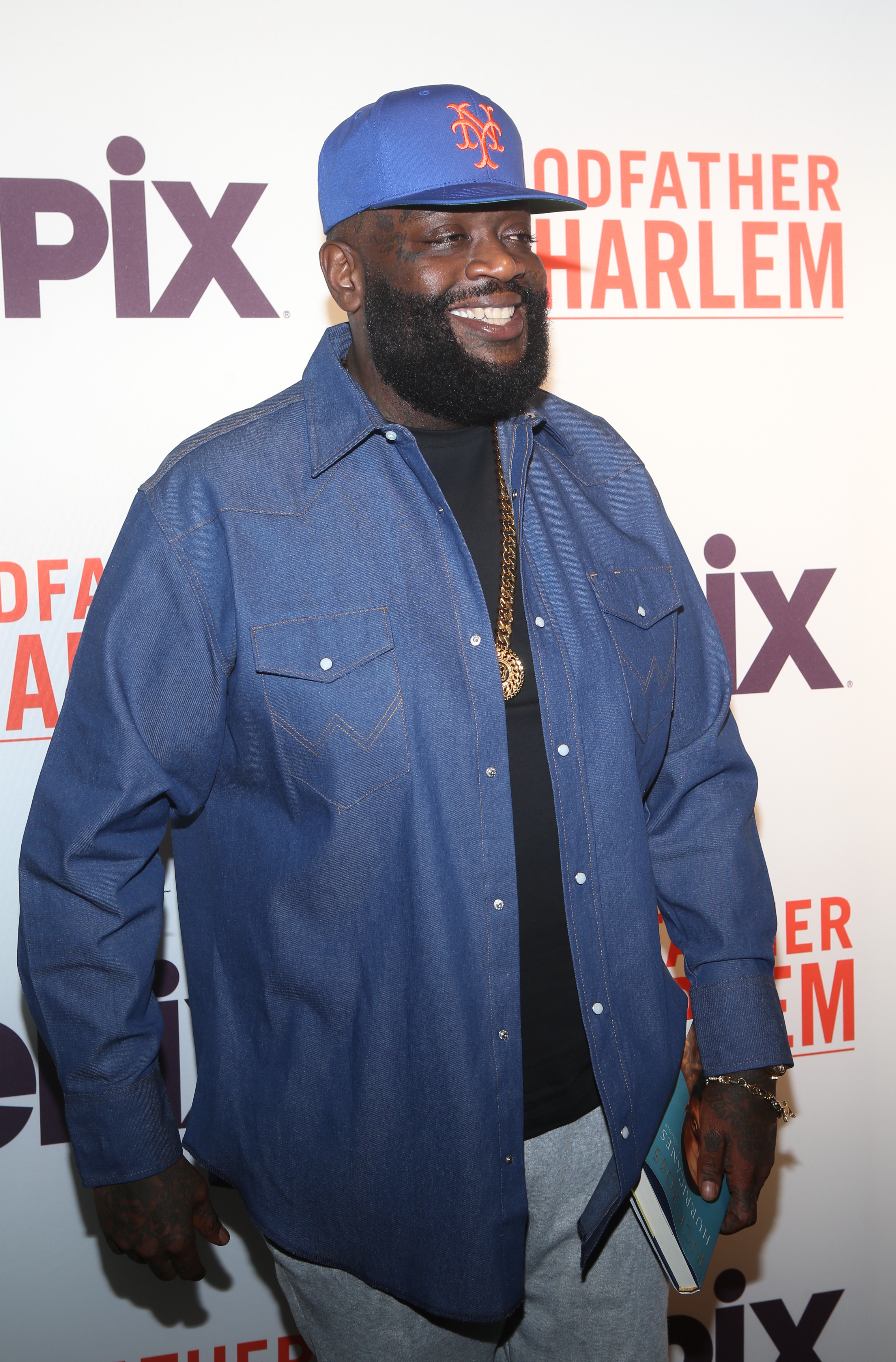 Rick Ross at the Godfather Of Harlem Screening at the Apollo