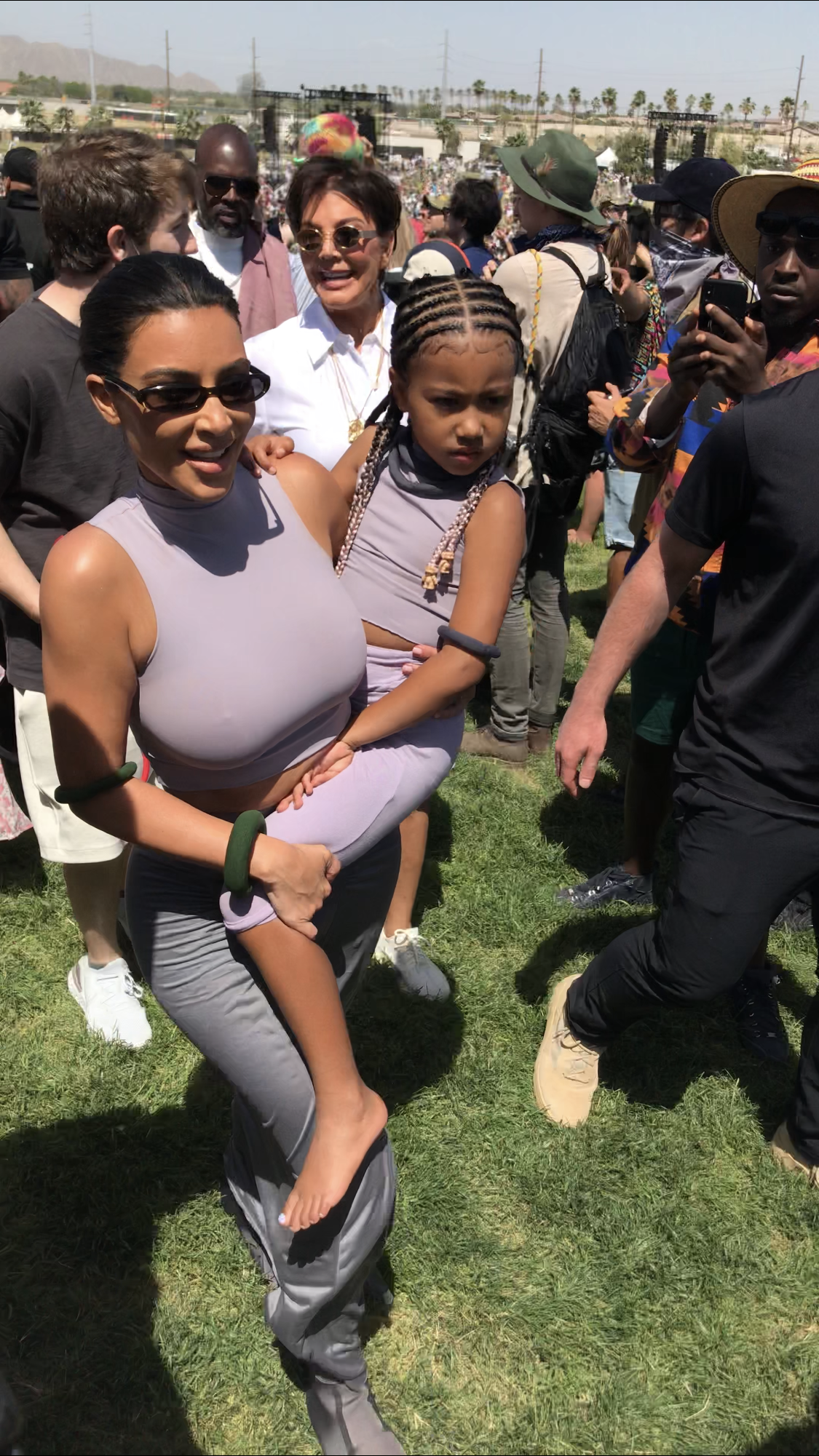 Kim Kardashian West North West Kanye West