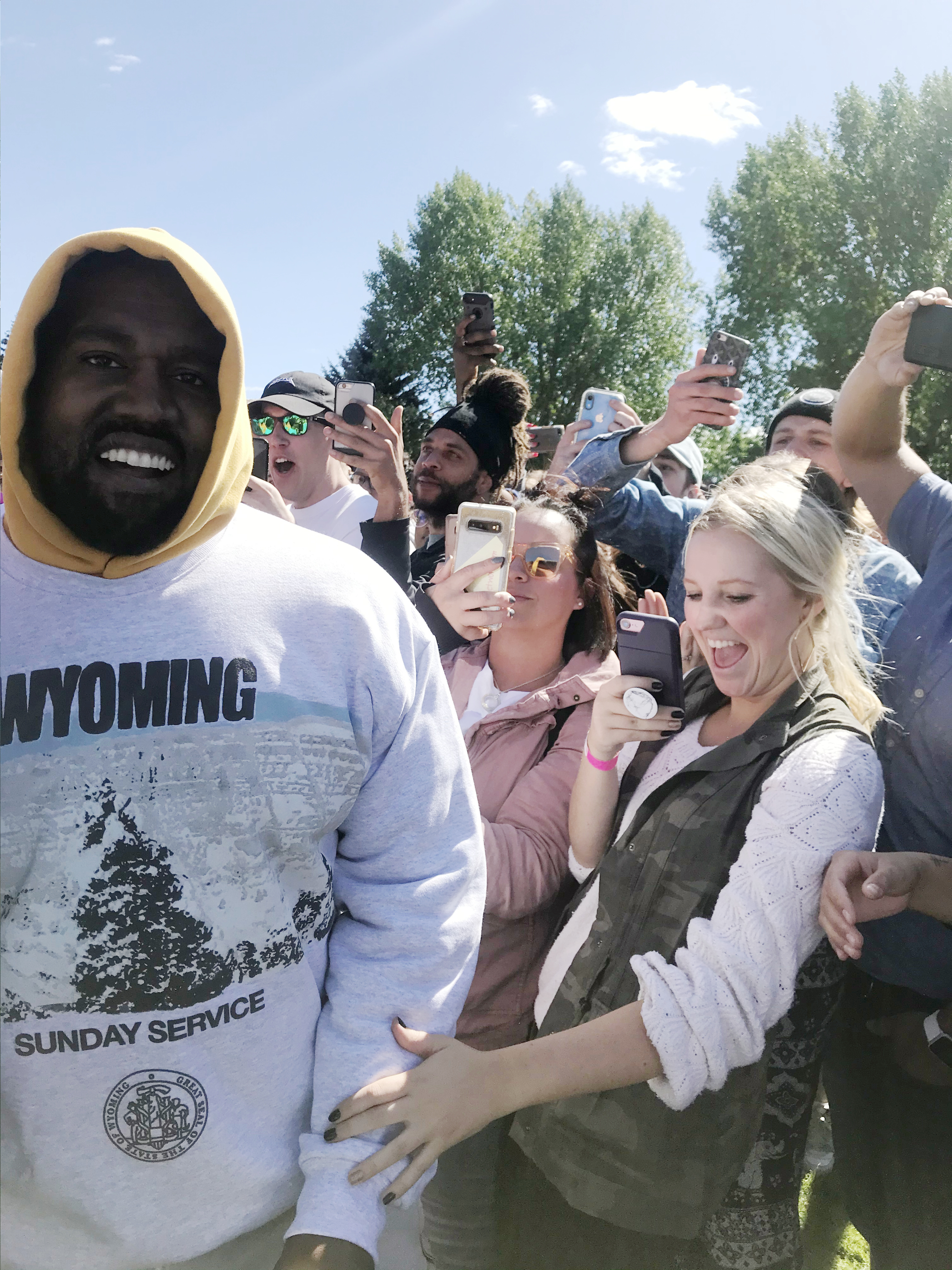 Kanye West and white fans