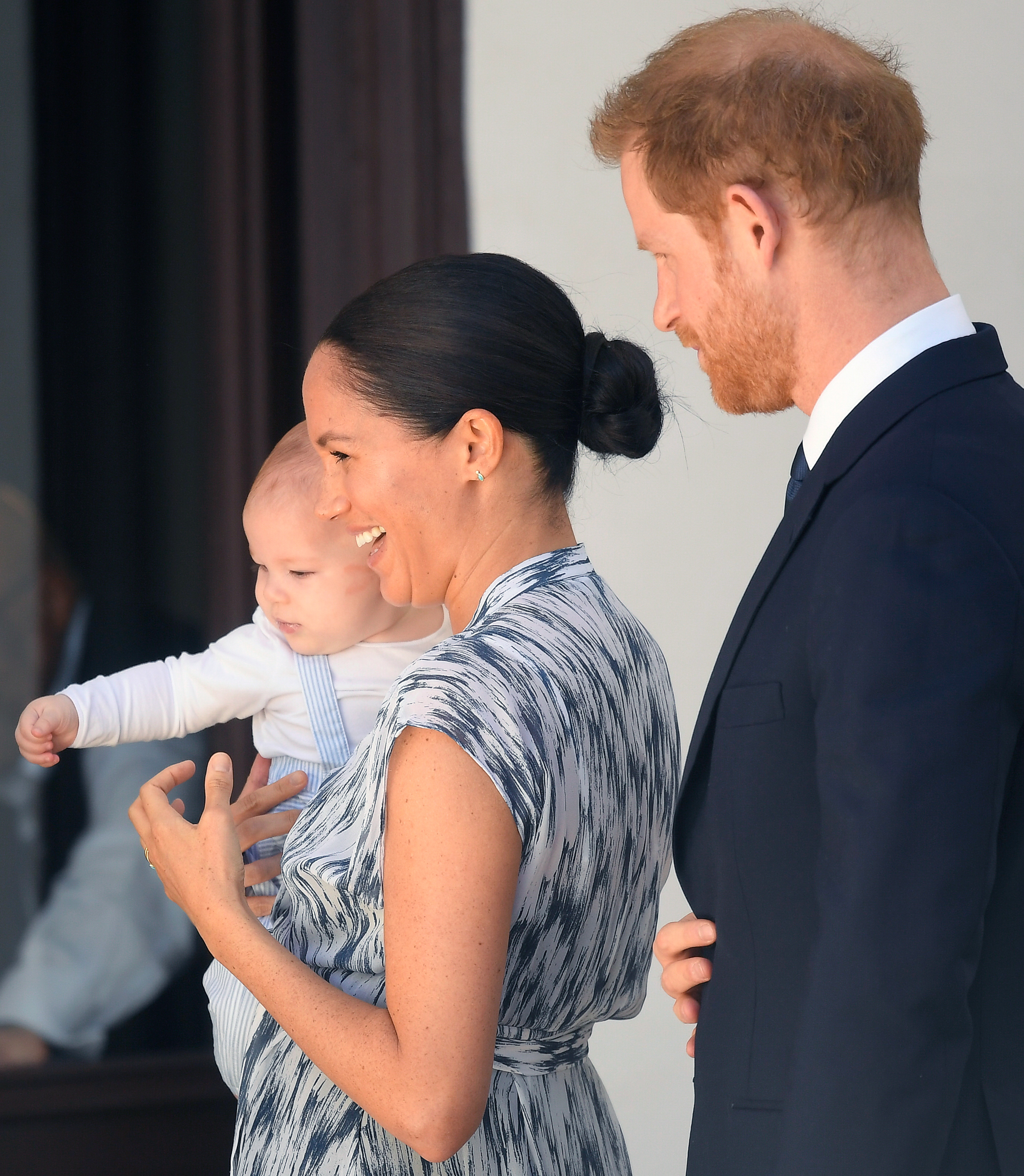Archie, the son of Prince Harry, the Duke of Sussex and Meghan the Duchess of Sussex makes first public appearance in South Africa
