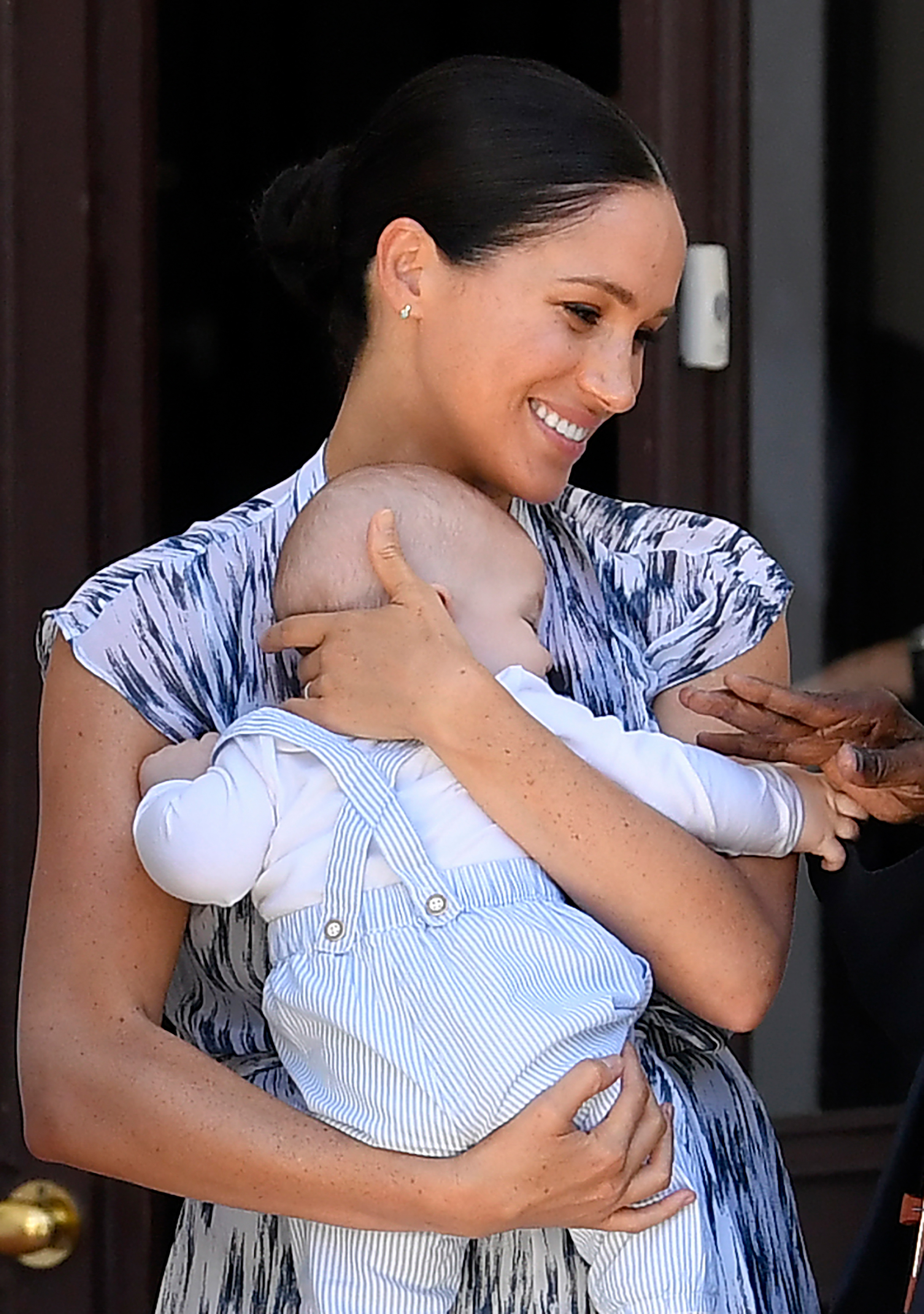 Archie, the son of Prince Harry, the Duke of Sussex and Meghan the Duchess of Sussex makes first public appearance in South Africa