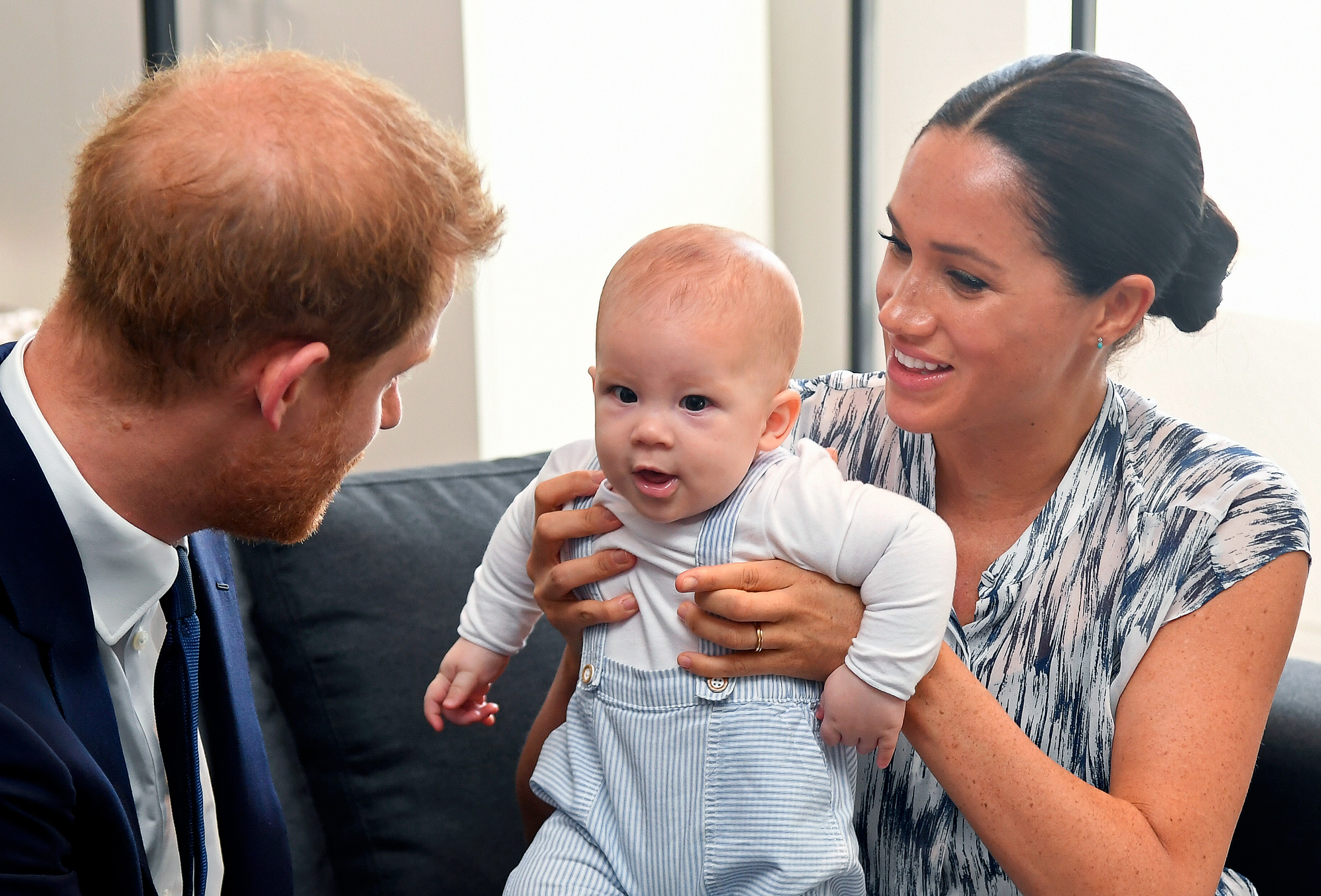 Archie, the son of Prince Harry, the Duke of Sussex and Meghan the Duchess of Sussex makes first public appearance in South Africa