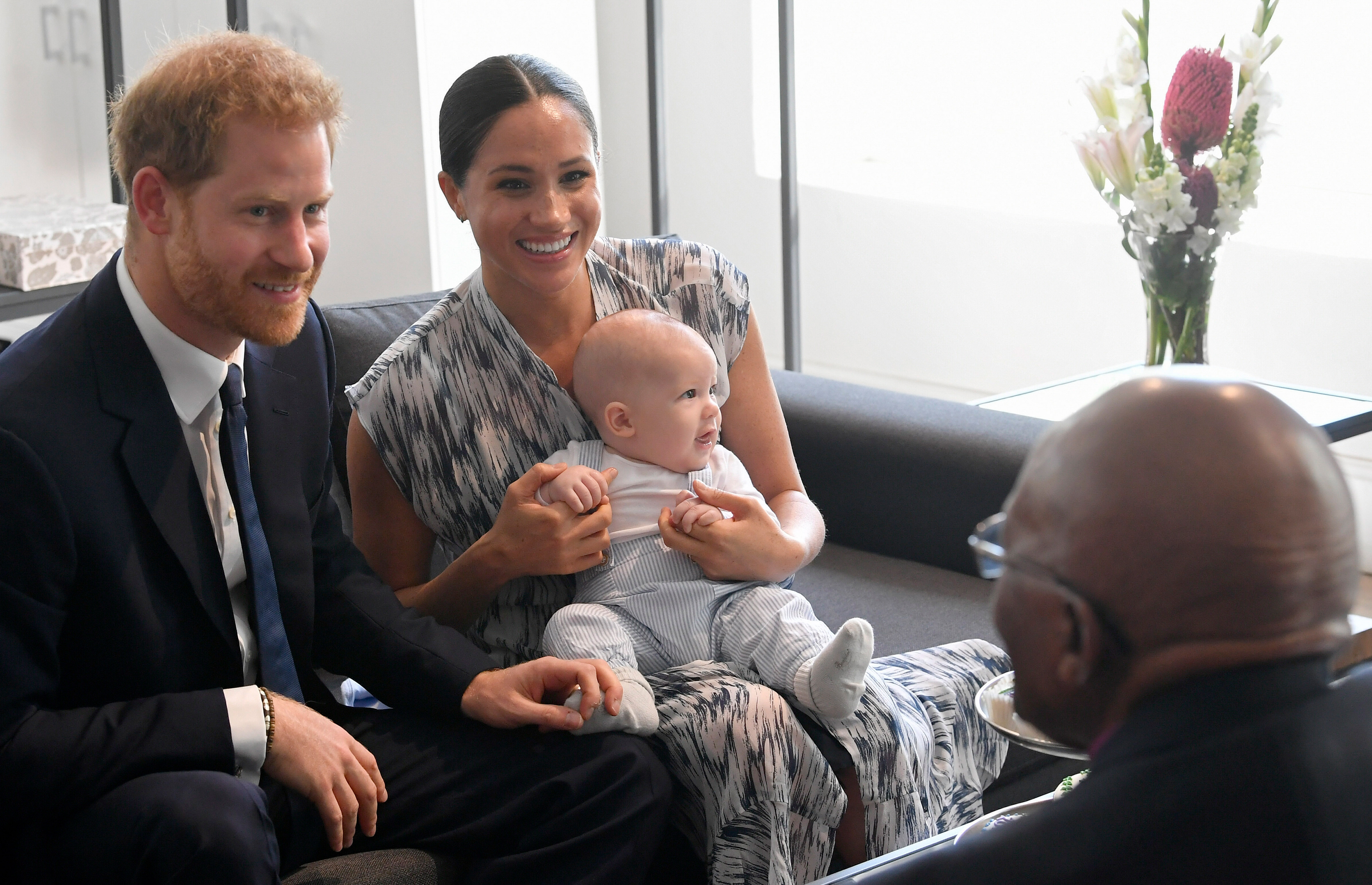 Archie, the son of Prince Harry, the Duke of Sussex and Meghan the Duchess of Sussex makes first public appearance in South Africa