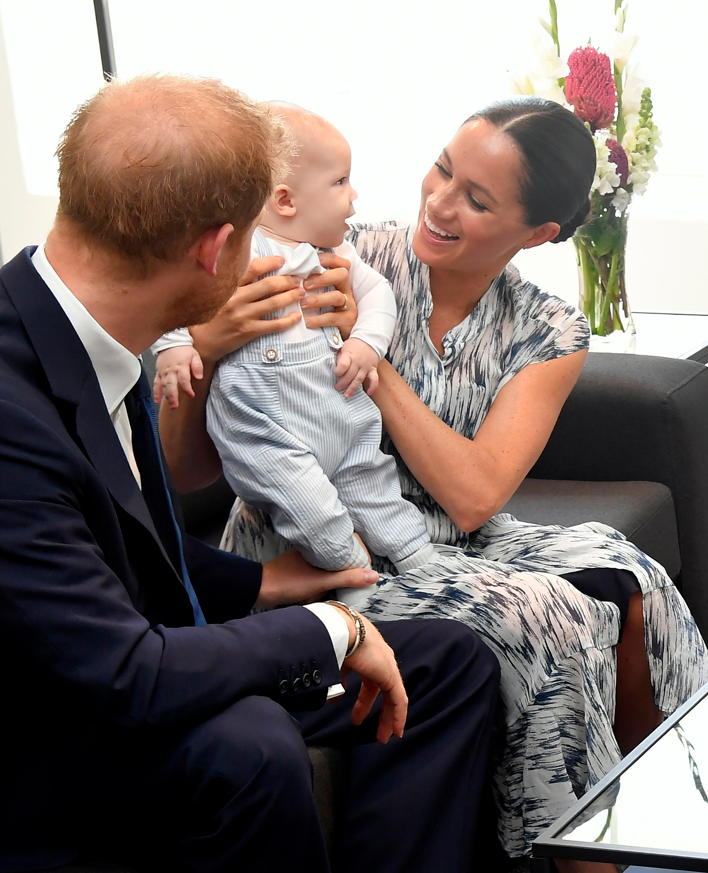 Archie, the son of Prince Harry, the Duke of Sussex and Meghan the Duchess of Sussex makes first public appearance in South Africa