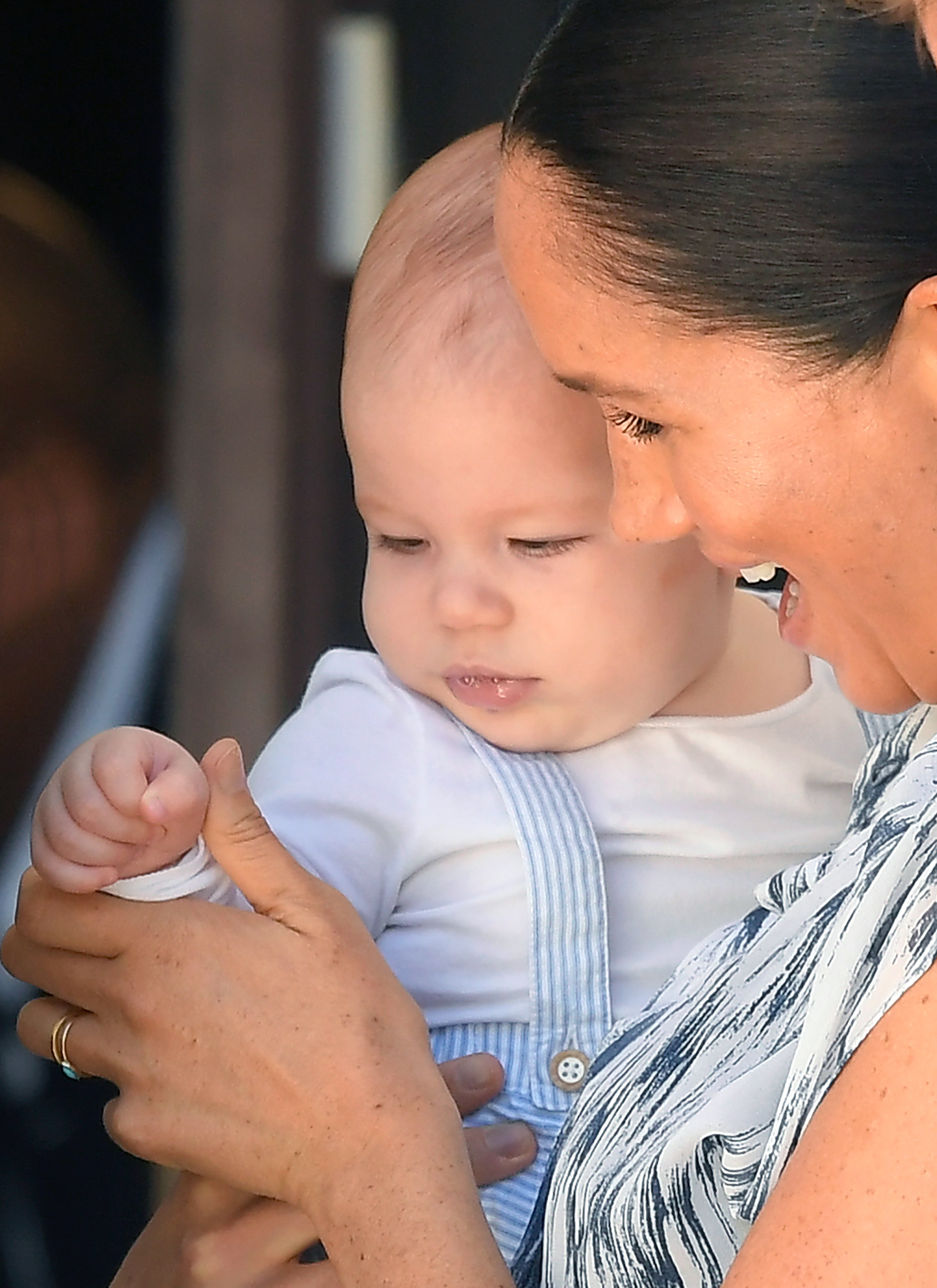Archie, the son of Prince Harry, the Duke of Sussex and Meghan the Duchess of Sussex makes first public appearance in South Africa
